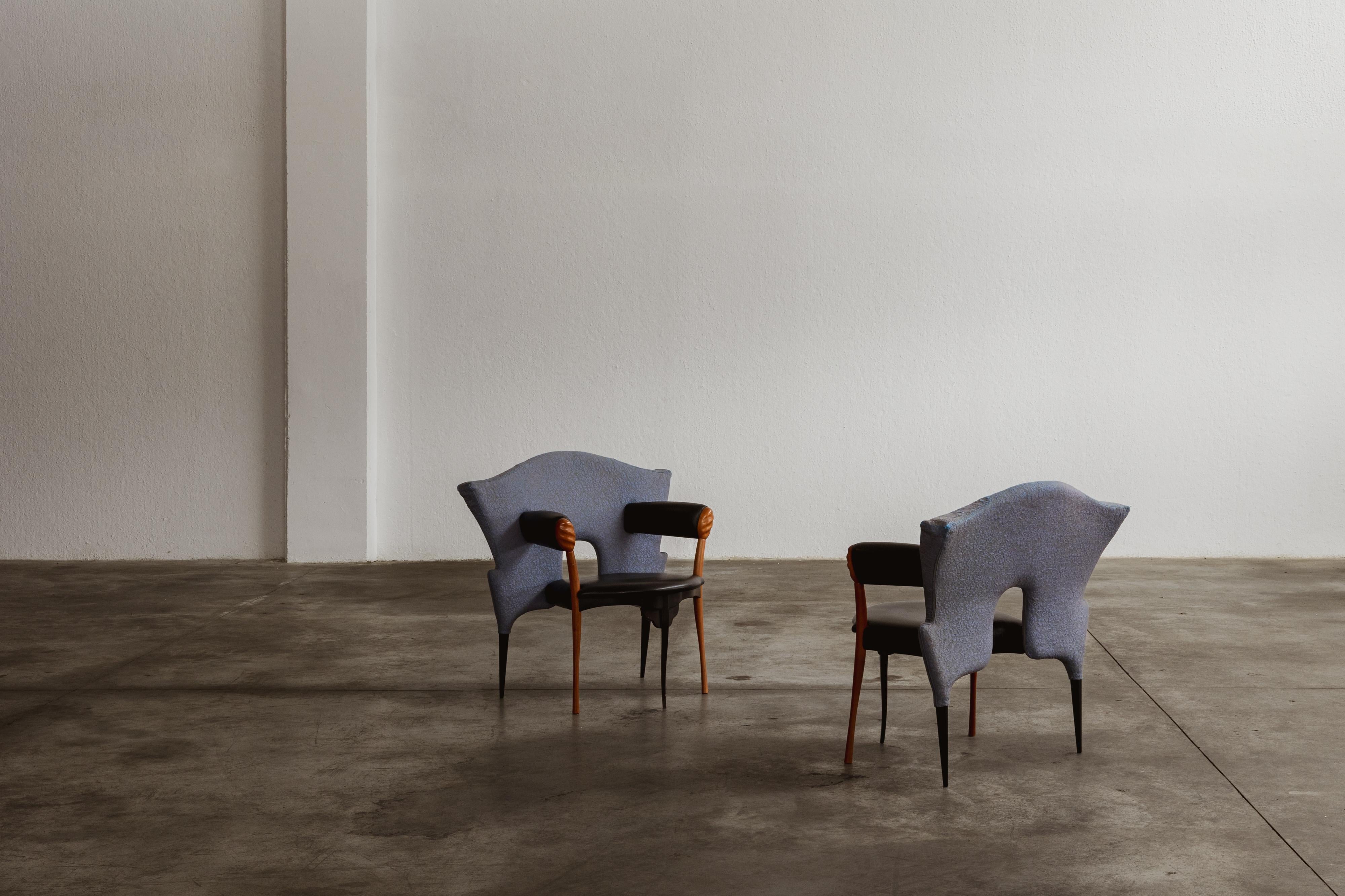 Late 20th Century Borek Sipek ”Prosim Sedni” Armchairs for Driade, 1987, Set of 2 For Sale