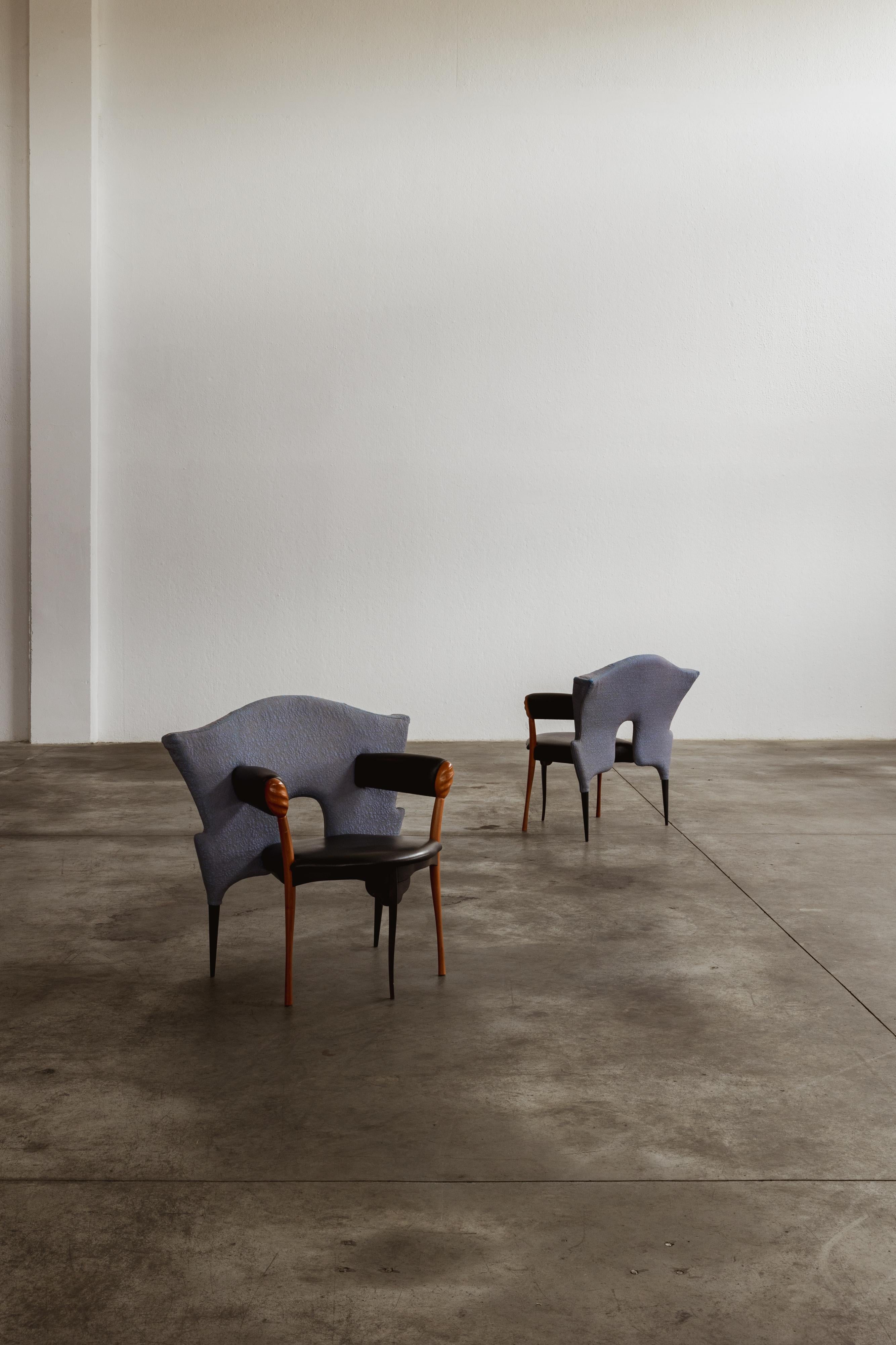 Borek Sipek ”Prosim Sedni” Armchairs for Driade, 1987, Set of 2 For Sale 2