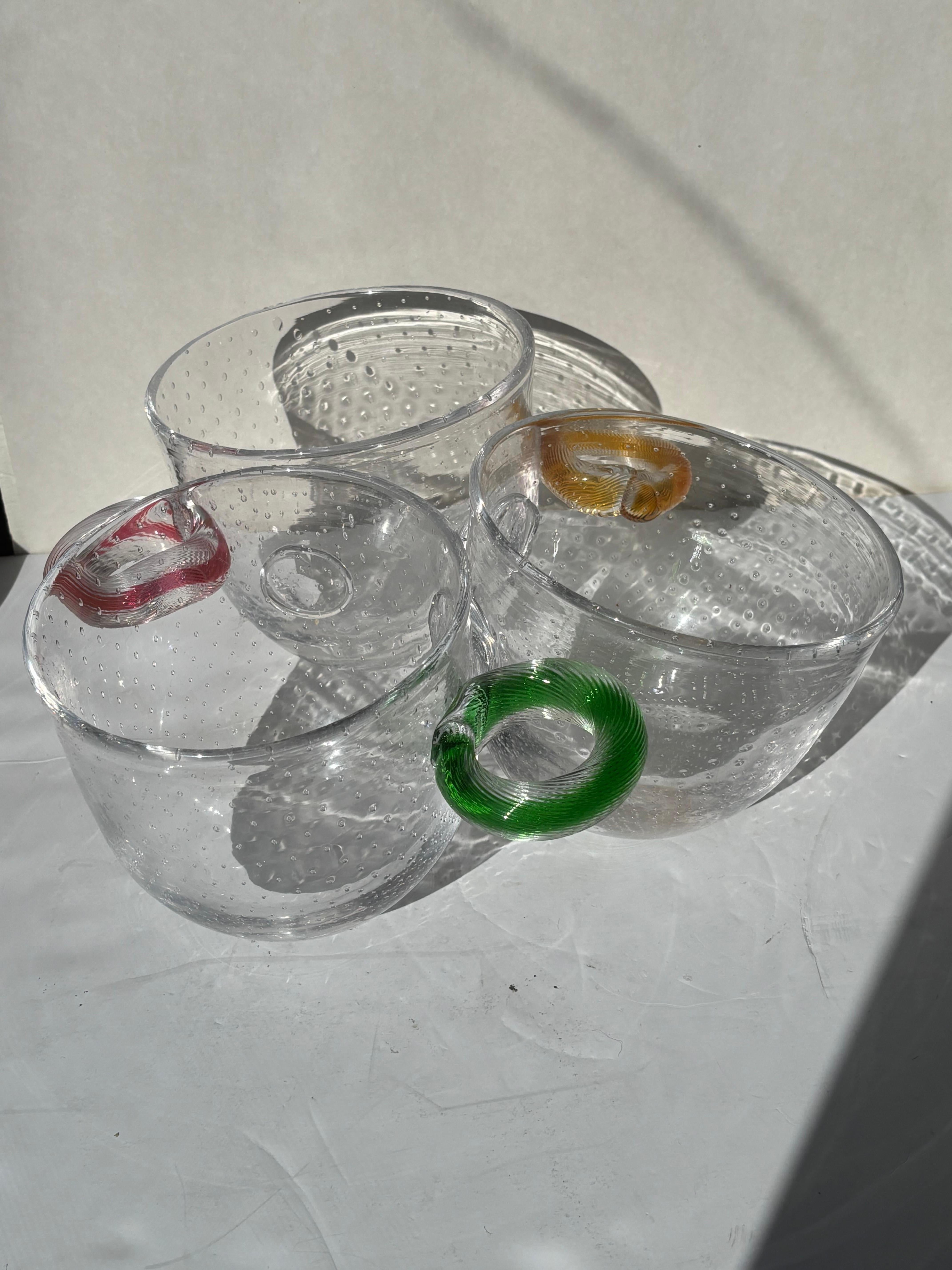 Postmoderno Borek Sipek scultura in vetro con centrotavola firmato in vendita