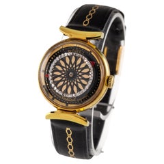 Borel Women's Gold-Plated Hand-Winding Kaleidoscope Watch w/ Crystals New Band