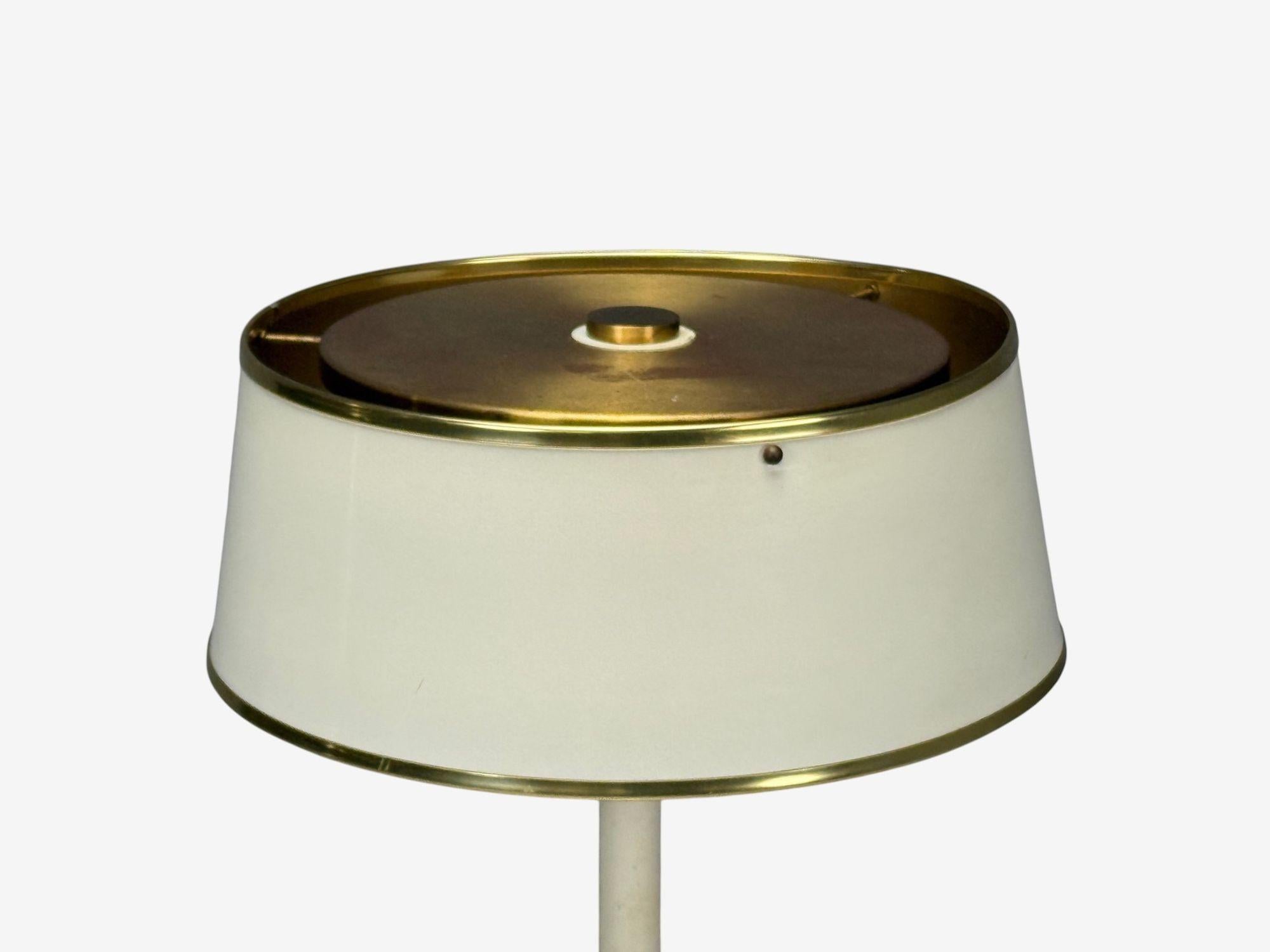 Boréns Borås, Messing, Metall, Tischlampe, Schweden, 1950er Jahre (Schwedisch) im Angebot