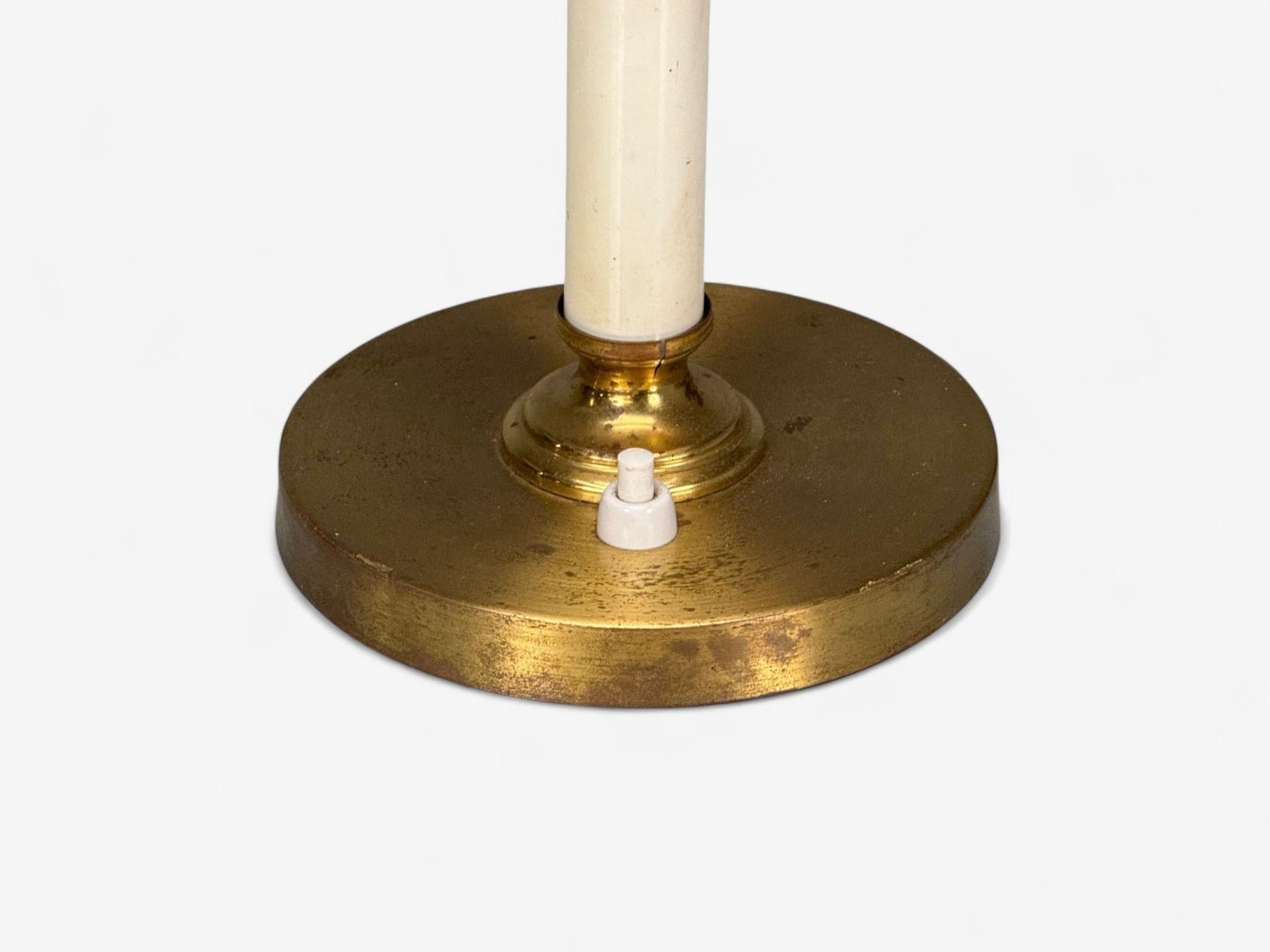 Boréns Borås, Messing, Metall, Tischlampe, Schweden, 1950er Jahre im Angebot 2