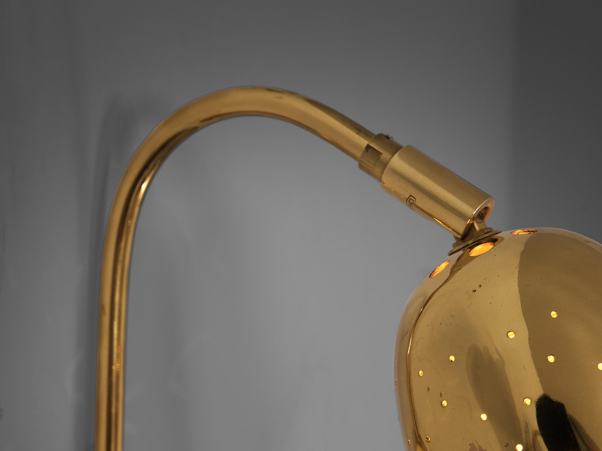 Boréns Borås Wall Lights aus gelochtem Messing 3