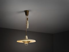 Boréns Swedish Pendant Light in Brass with Counterweight