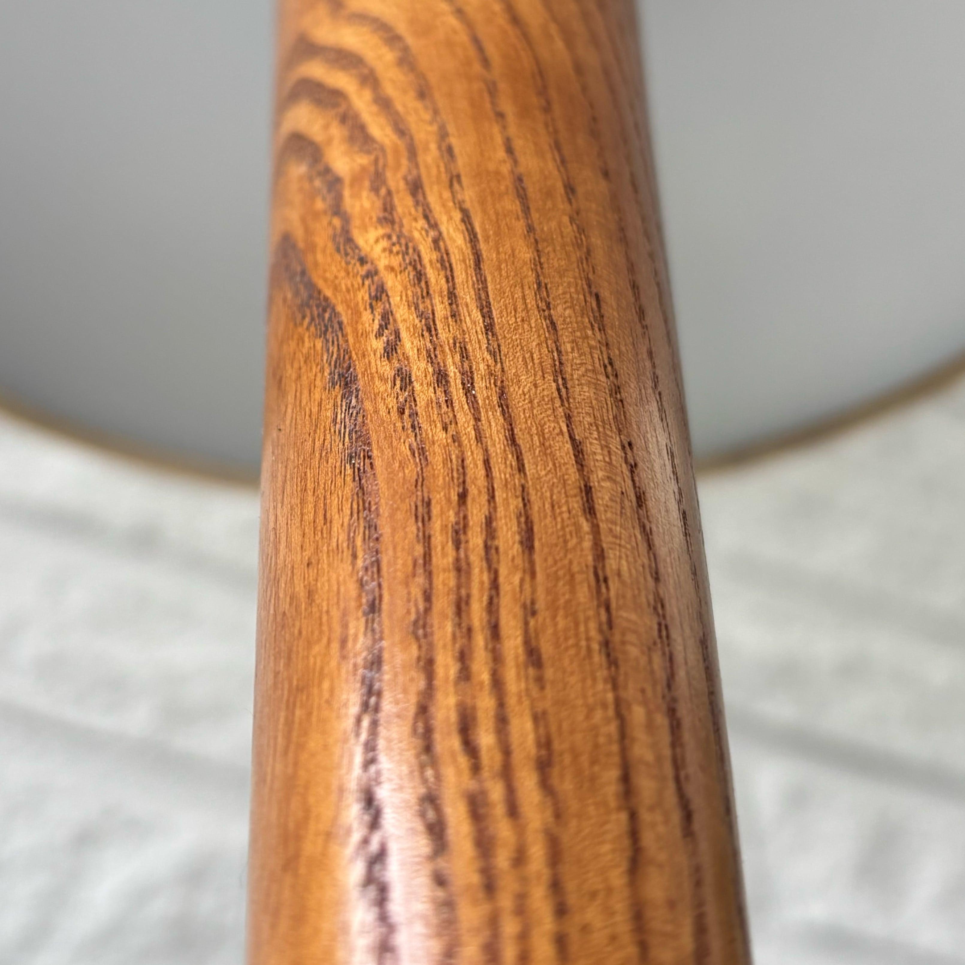 Boréns, table lamp 8406, elm & brand, Scandinavian modern, Sweden, 1940s en venta 4