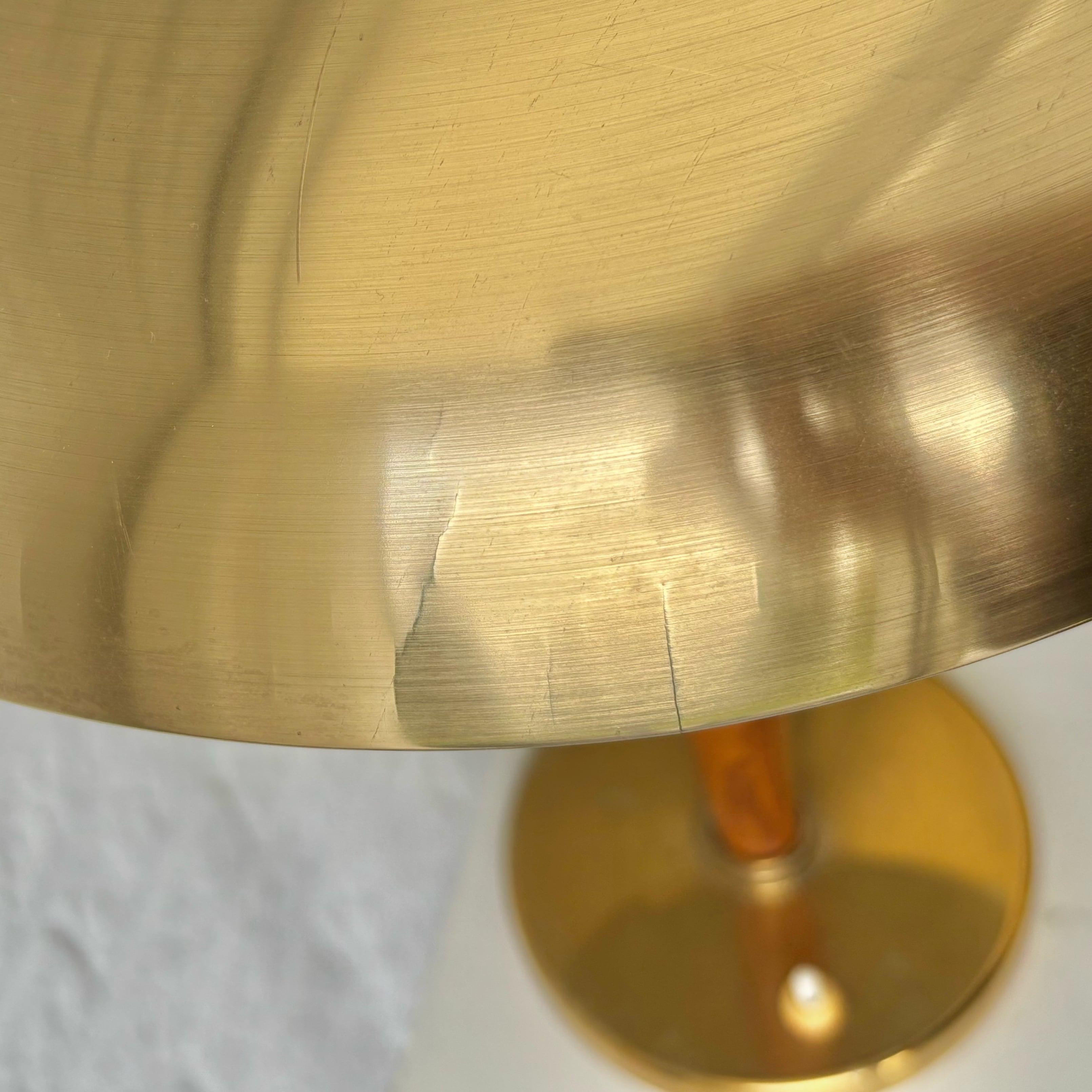 Boréns, table lamp 8406, elm & brand, Scandinavian modern, Sweden, 1940s en venta 5