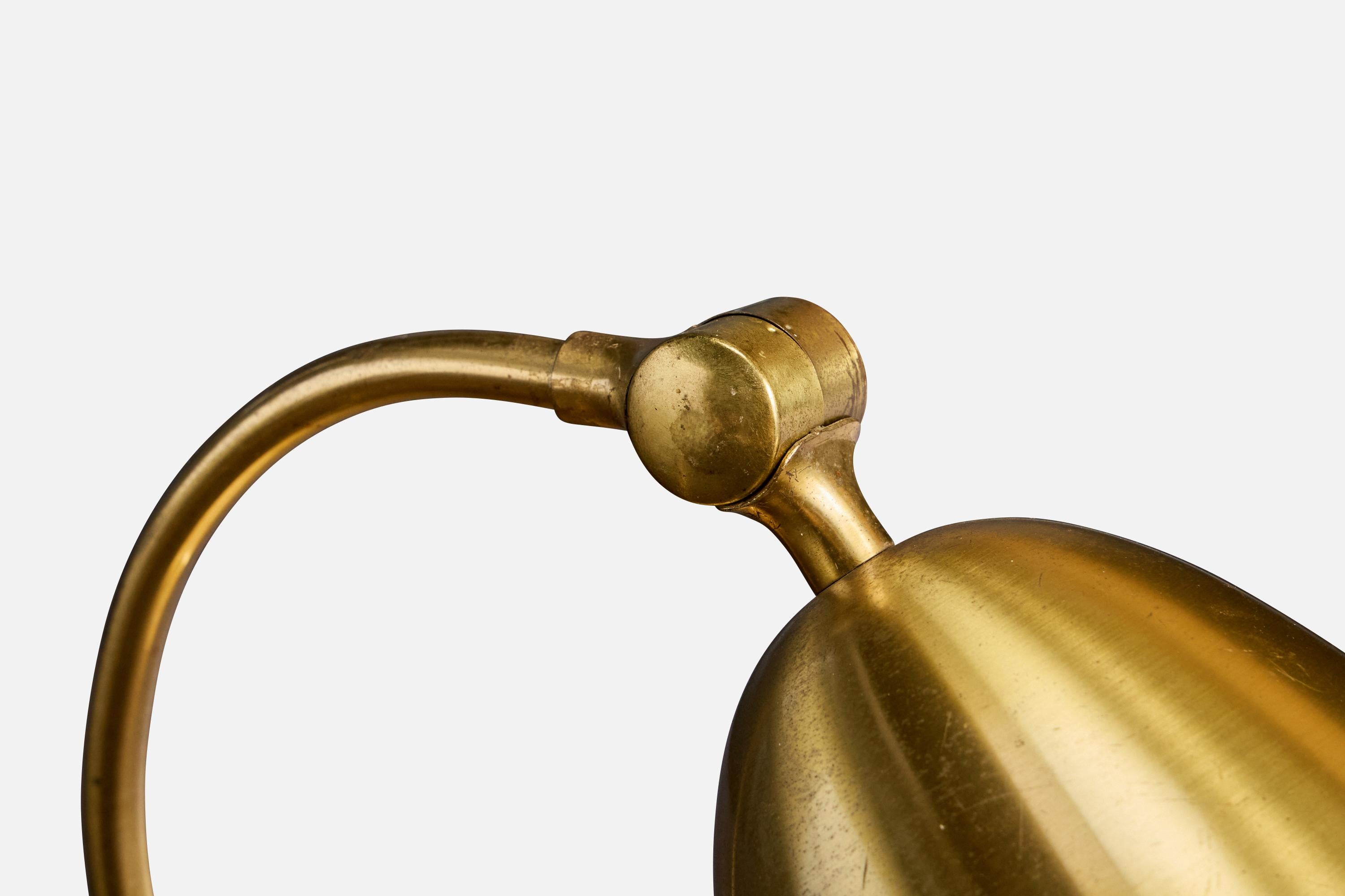 Boréns, lampe de table, laiton, Suède, années 1950 en vente 1