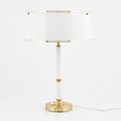 Borens Table Lamp Model 8423 white lacquer Sweden 1970