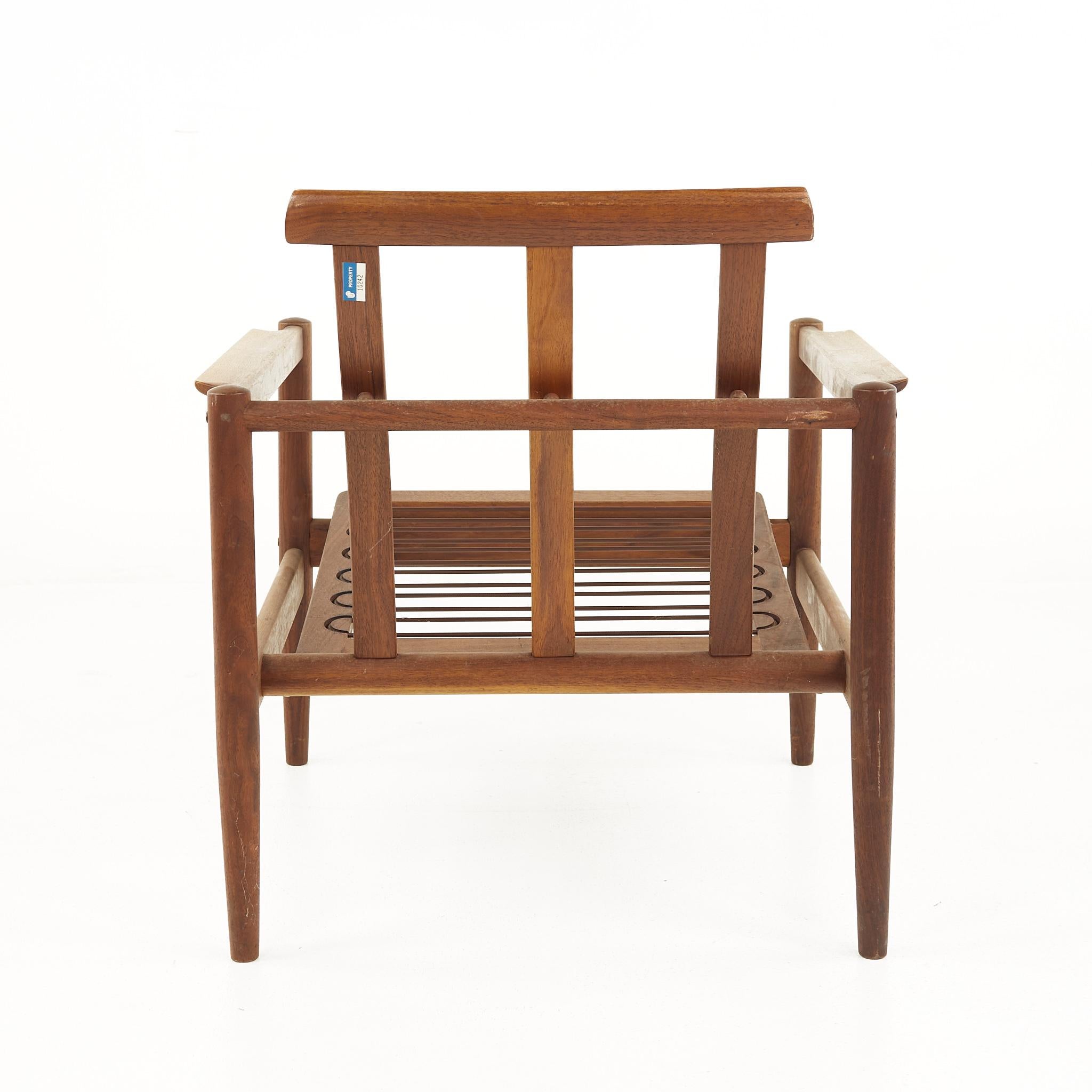 Paire de fauteuils de salon en teck Borge Jensen Sonner pour Bernstorffsminde Mobelfabrik en vente 3