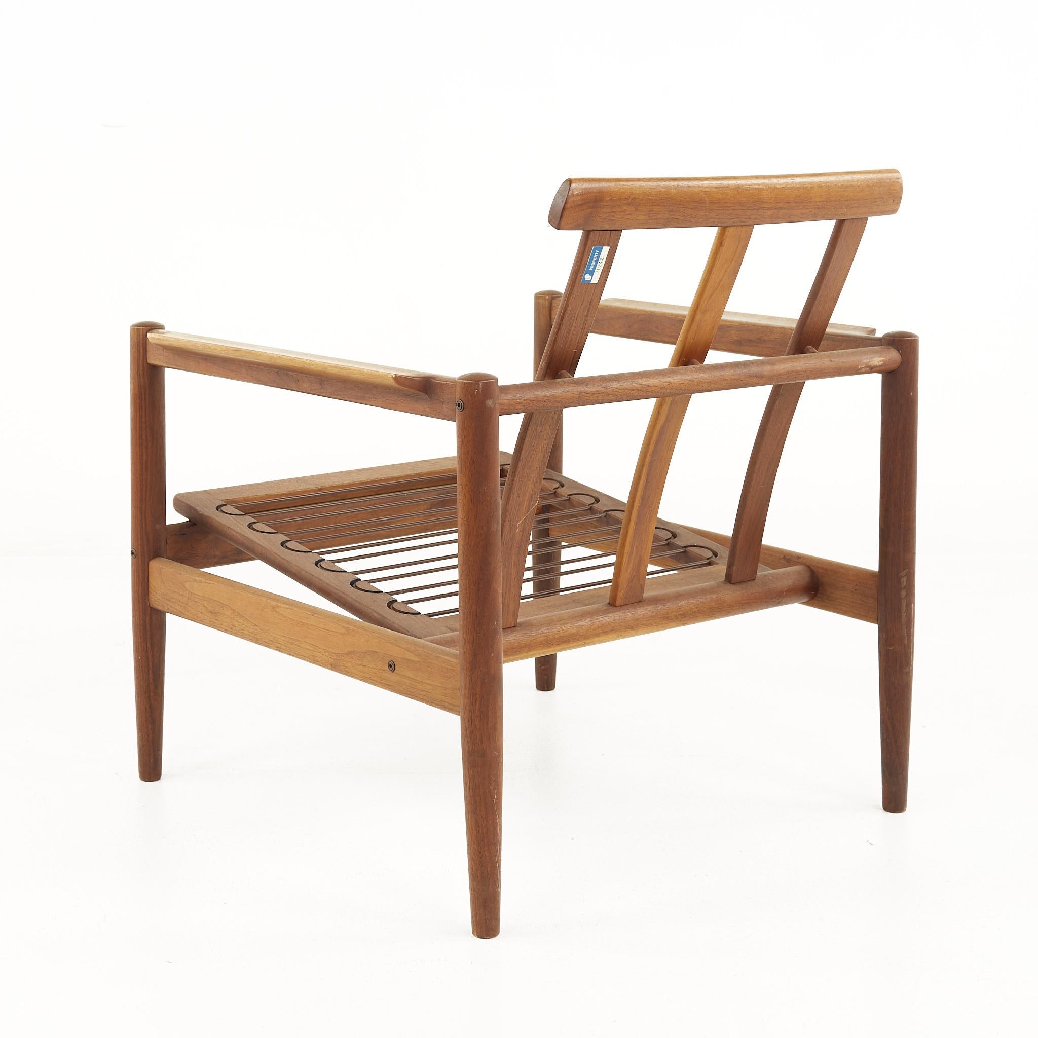 Paire de fauteuils de salon en teck Borge Jensen Sonner pour Bernstorffsminde Mobelfabrik en vente 4