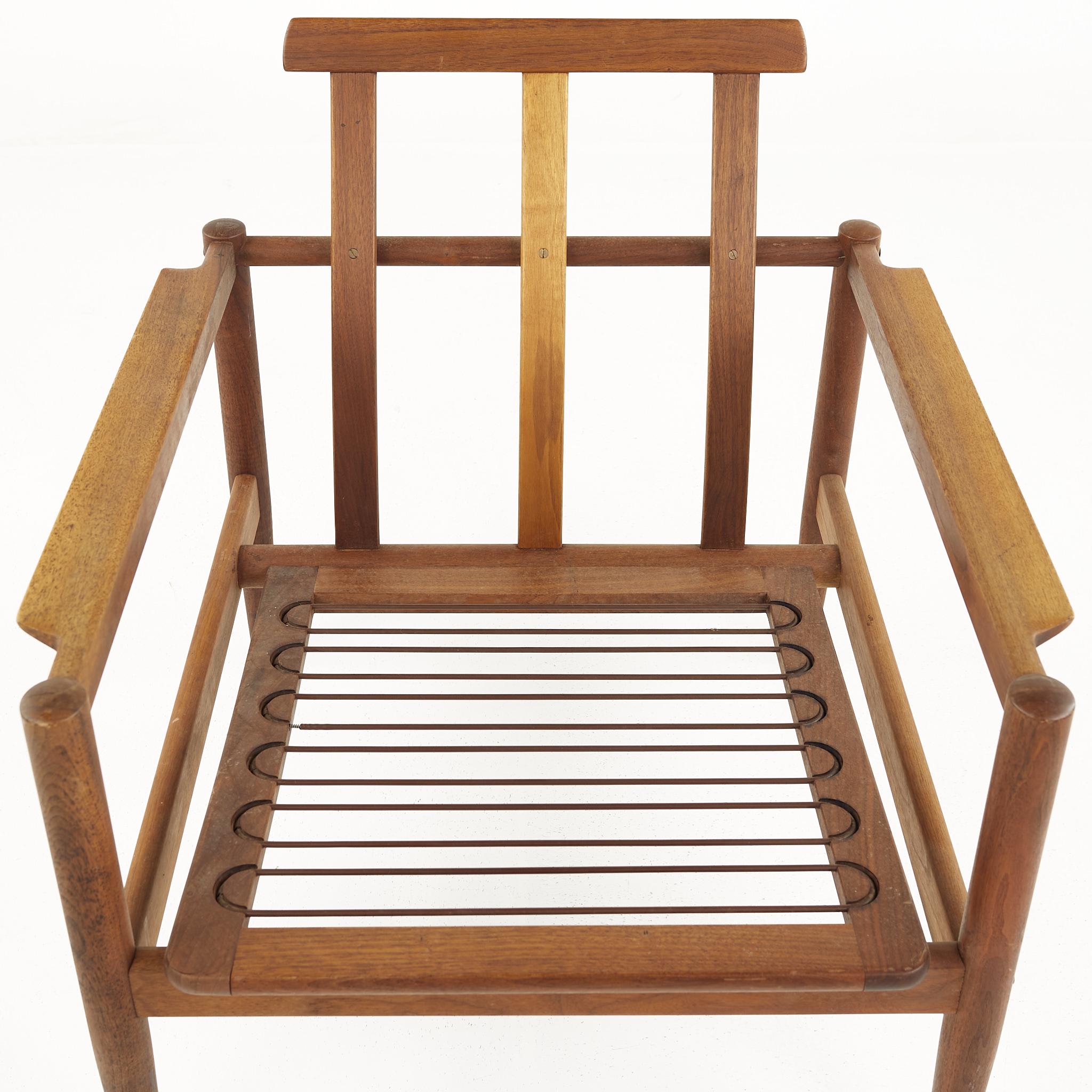 Borge Jensen Sonner for Bernstorffsminde Mobelfabrik Teak Lounge Chairs, a Pair For Sale 6