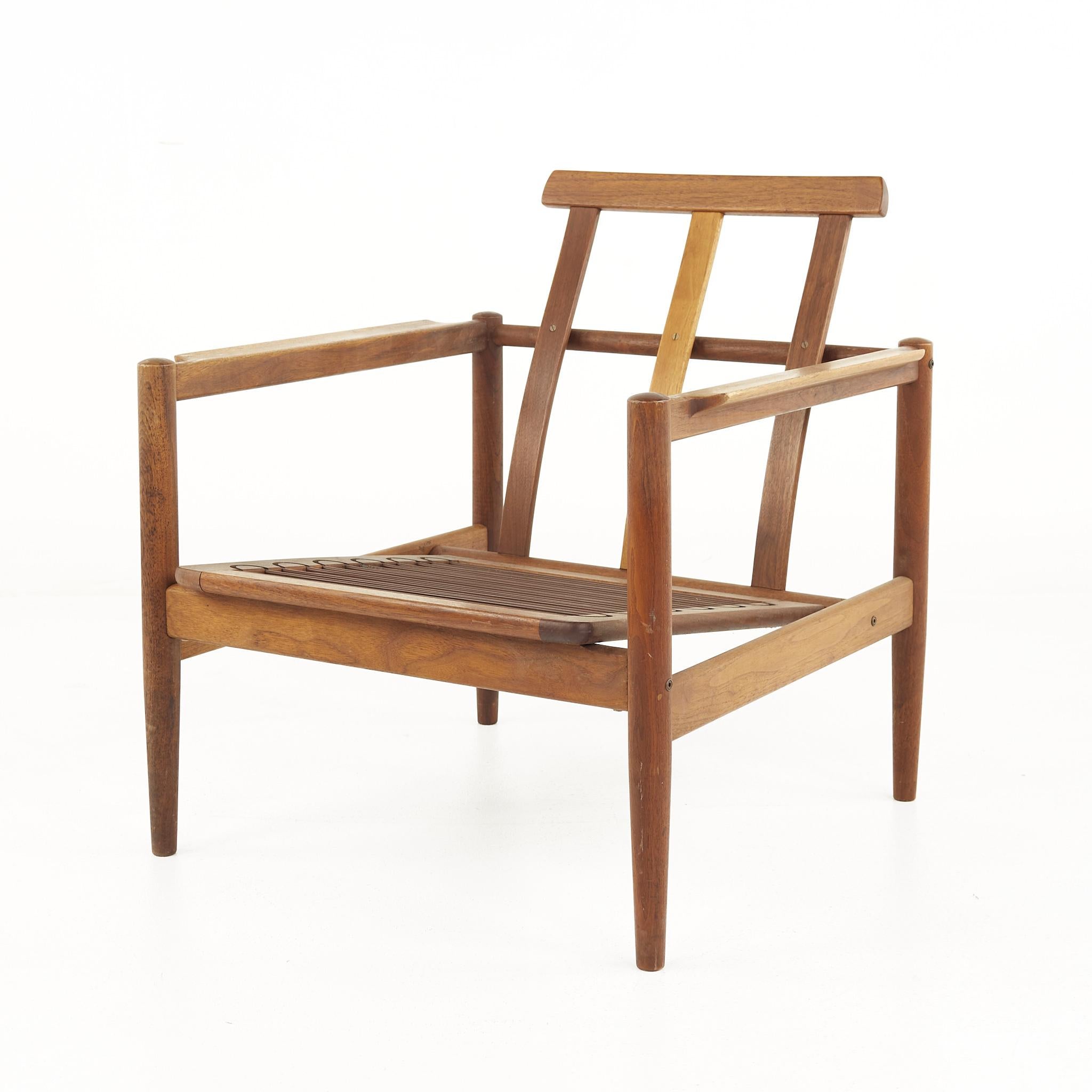Late 20th Century Borge Jensen Sonner for Bernstorffsminde Mobelfabrik Teak Lounge Chairs, a Pair For Sale