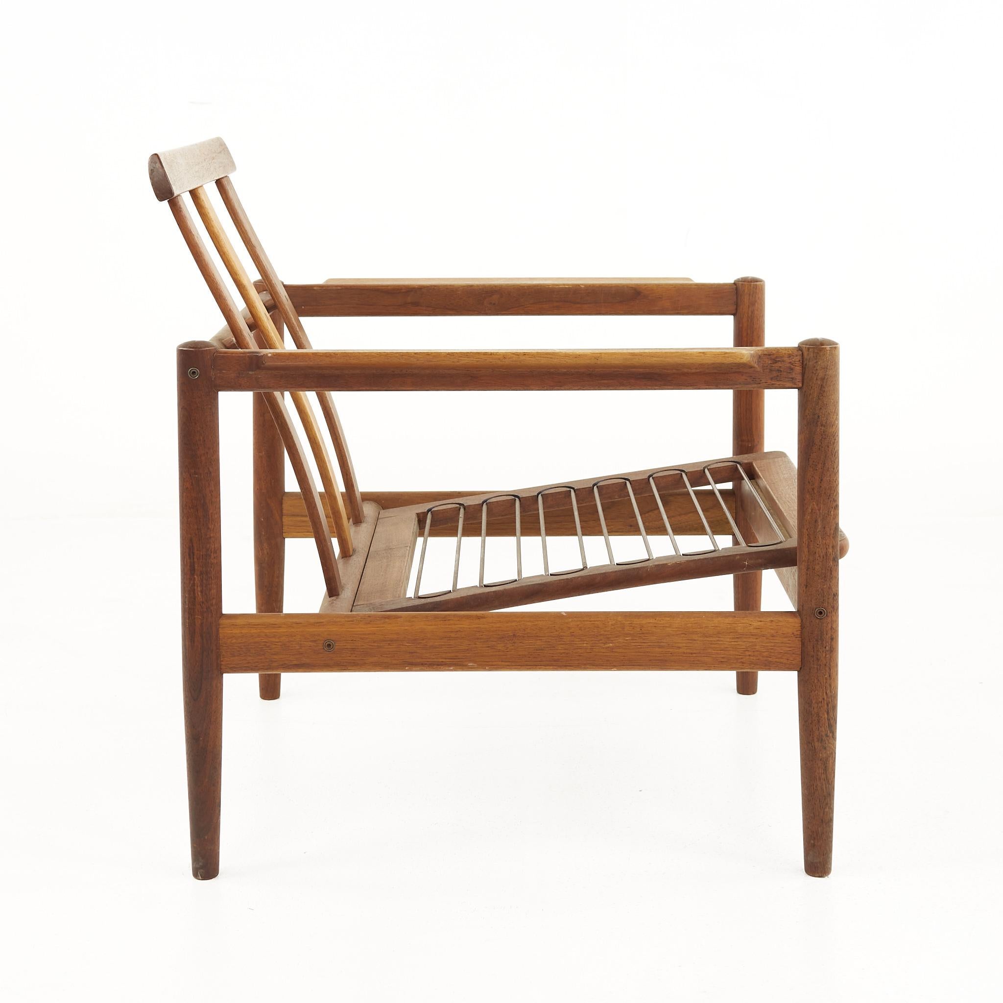 Borge Jensen Sonner for Bernstorffsminde Mobelfabrik Teak Lounge Chairs, a Pair For Sale 1
