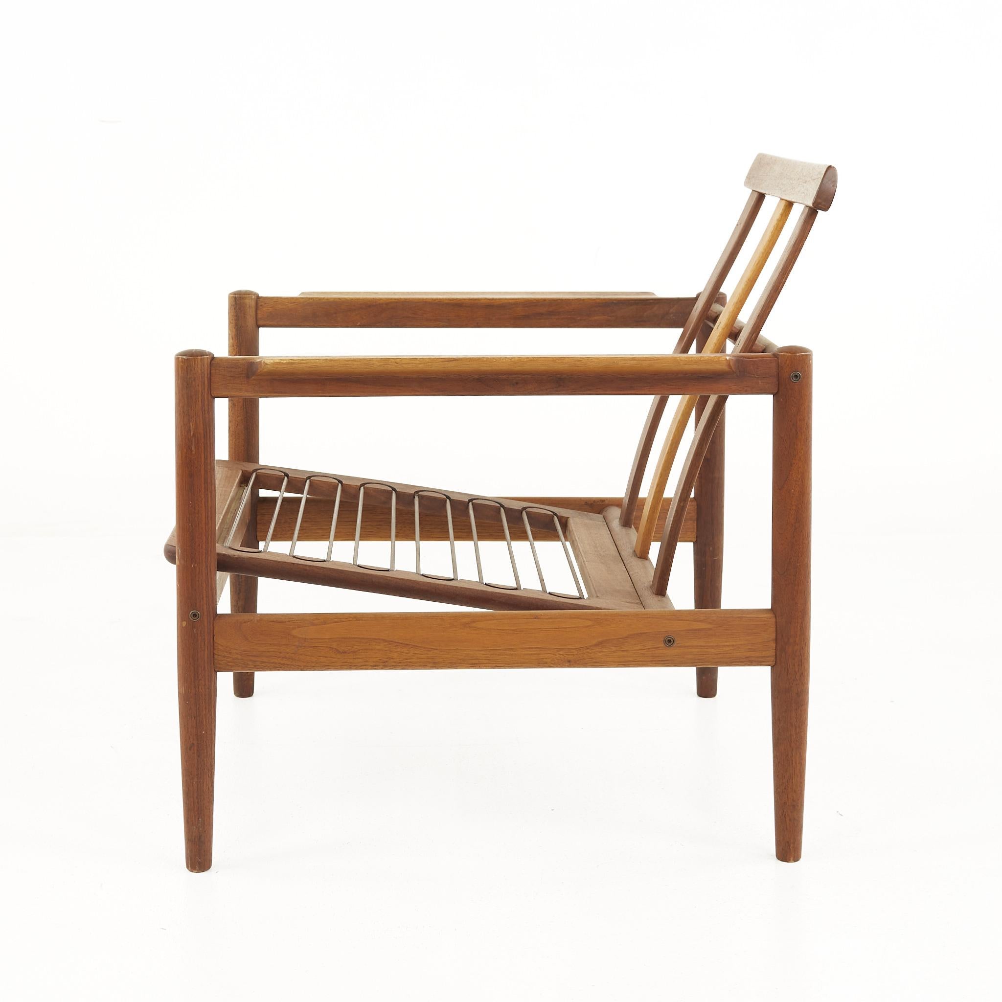 Borge Jensen Sonner for Bernstorffsminde Mobelfabrik Teak Lounge Chairs, a Pair For Sale 2