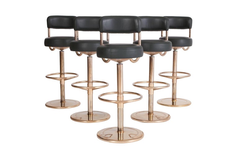 Börge Johansson “Jupiter” Bar Stools, Set of Five at 1stDibs