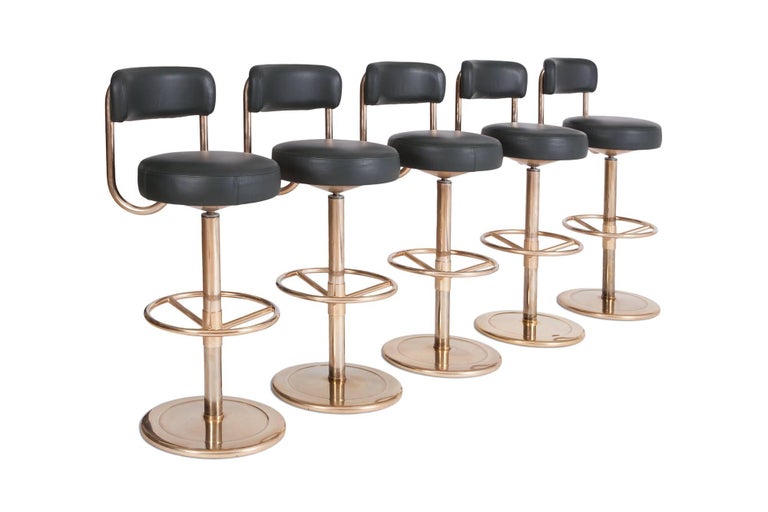 Börge Johansson “Jupiter” Bar Stools, Set of Five at 1stDibs