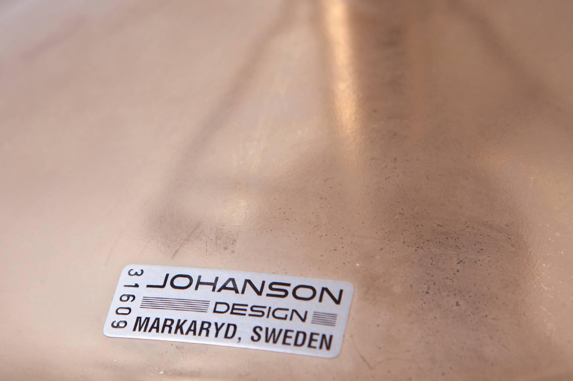 Brass Börge Johansson “Jupiter” Bar Stools, Set of Five