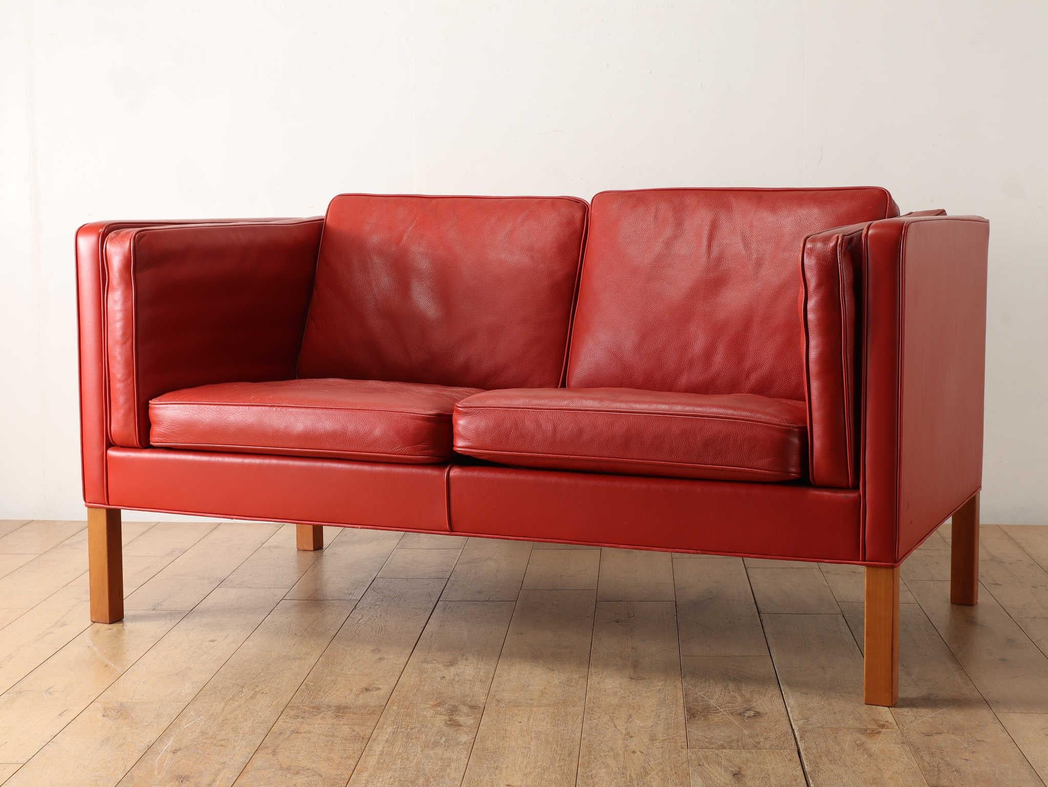 Sofa Borge Mogensen 2 Seater Modèle.2332  1980's en vente 7