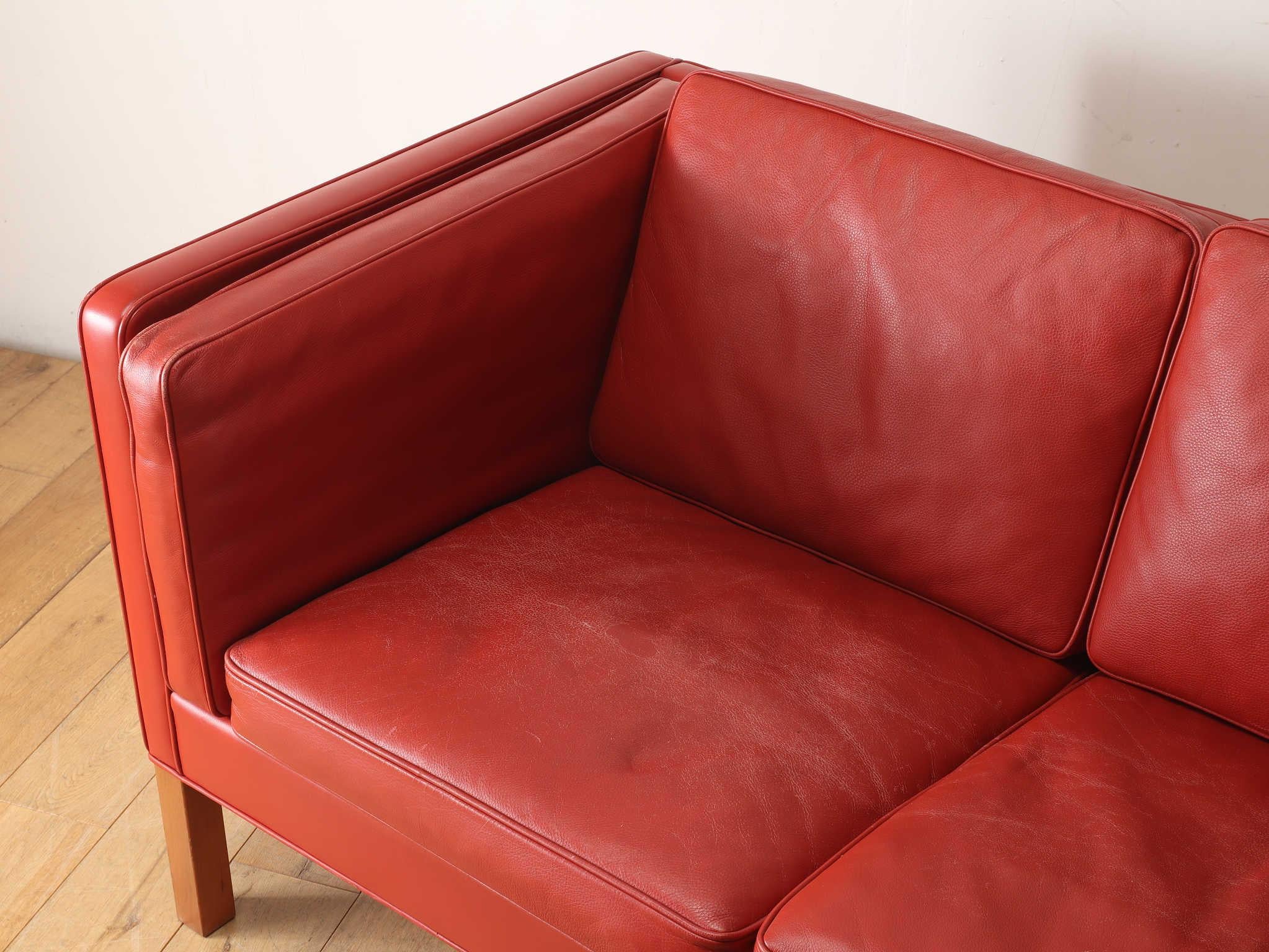 Sofa Borge Mogensen 2 Seater Modèle.2332  1980's Bon état - En vente à Shibuya-ku, 13