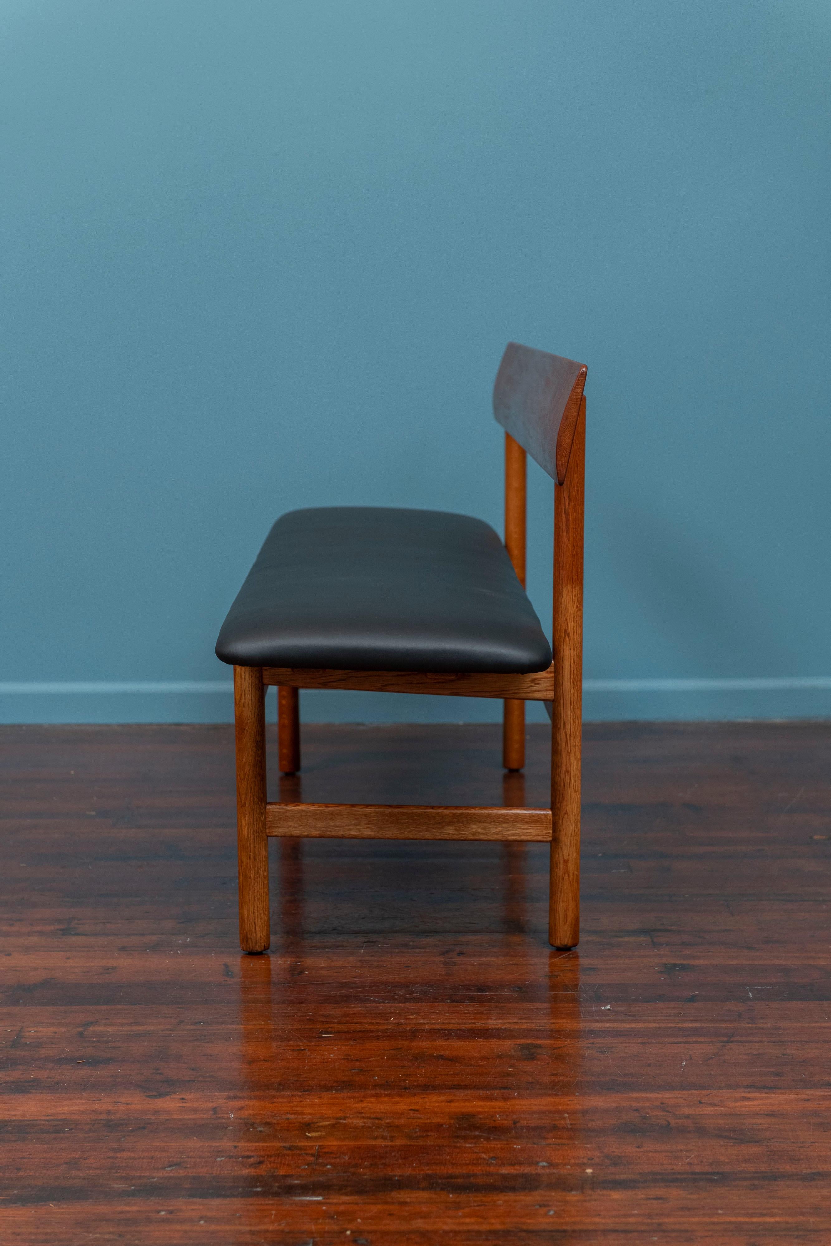 Mid-20th Century Borge Mogensen 3171 Bench for Fredericia Circa 1961