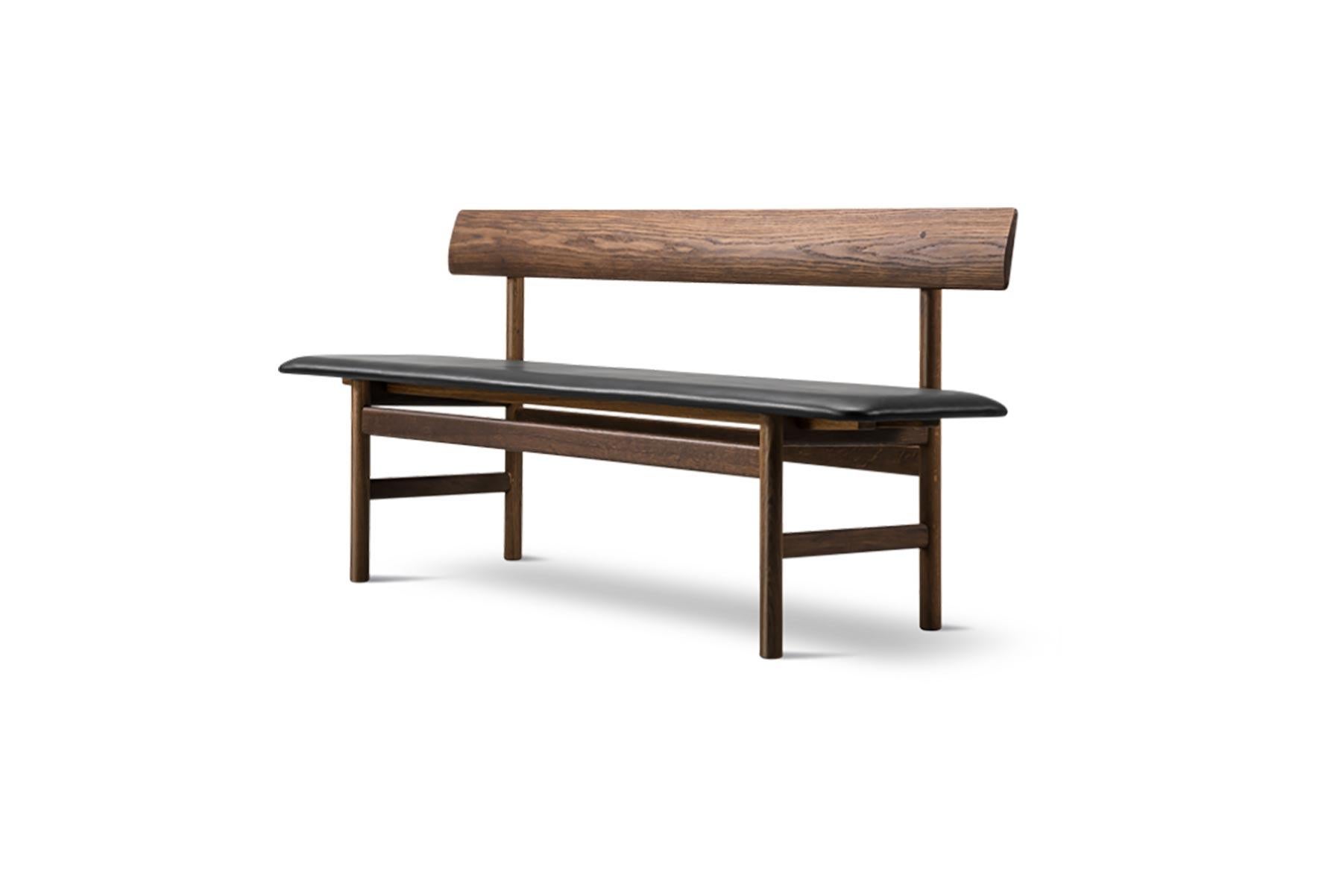 Børge Mogensen designed this solid wood dining bench in 1956. With its robust simplicity the bench is an ideal example of Mogensen’s lifelong drive for a purified shape.



 