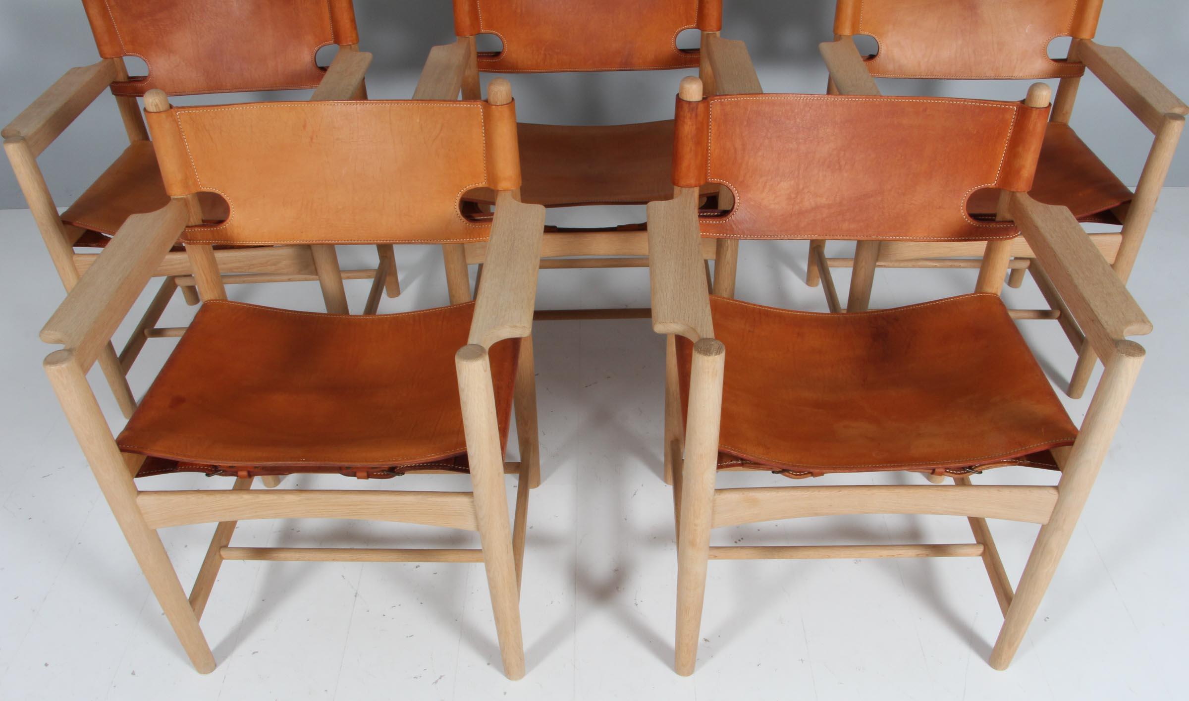 Borge Mogensen #3238 Spanish Hunting Chairs For Sale 3