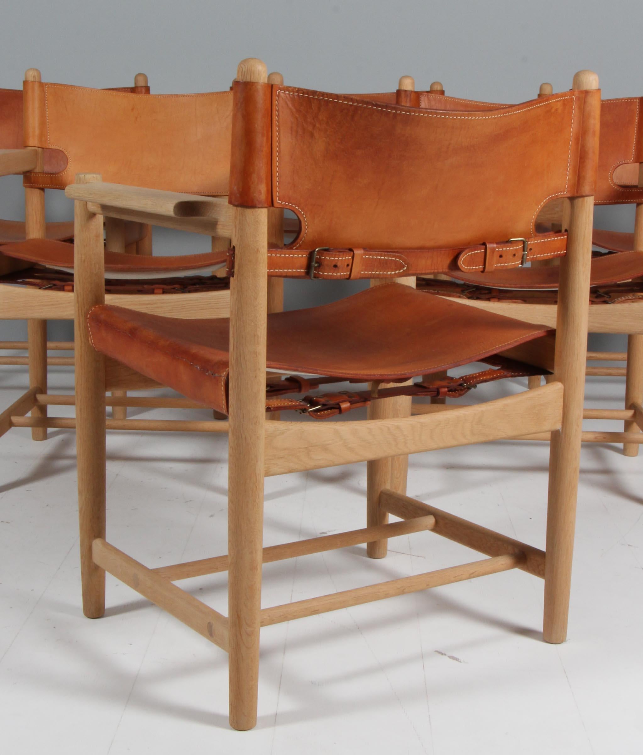 Borge Mogensen #3238 Spanish Hunting Chairs For Sale 1