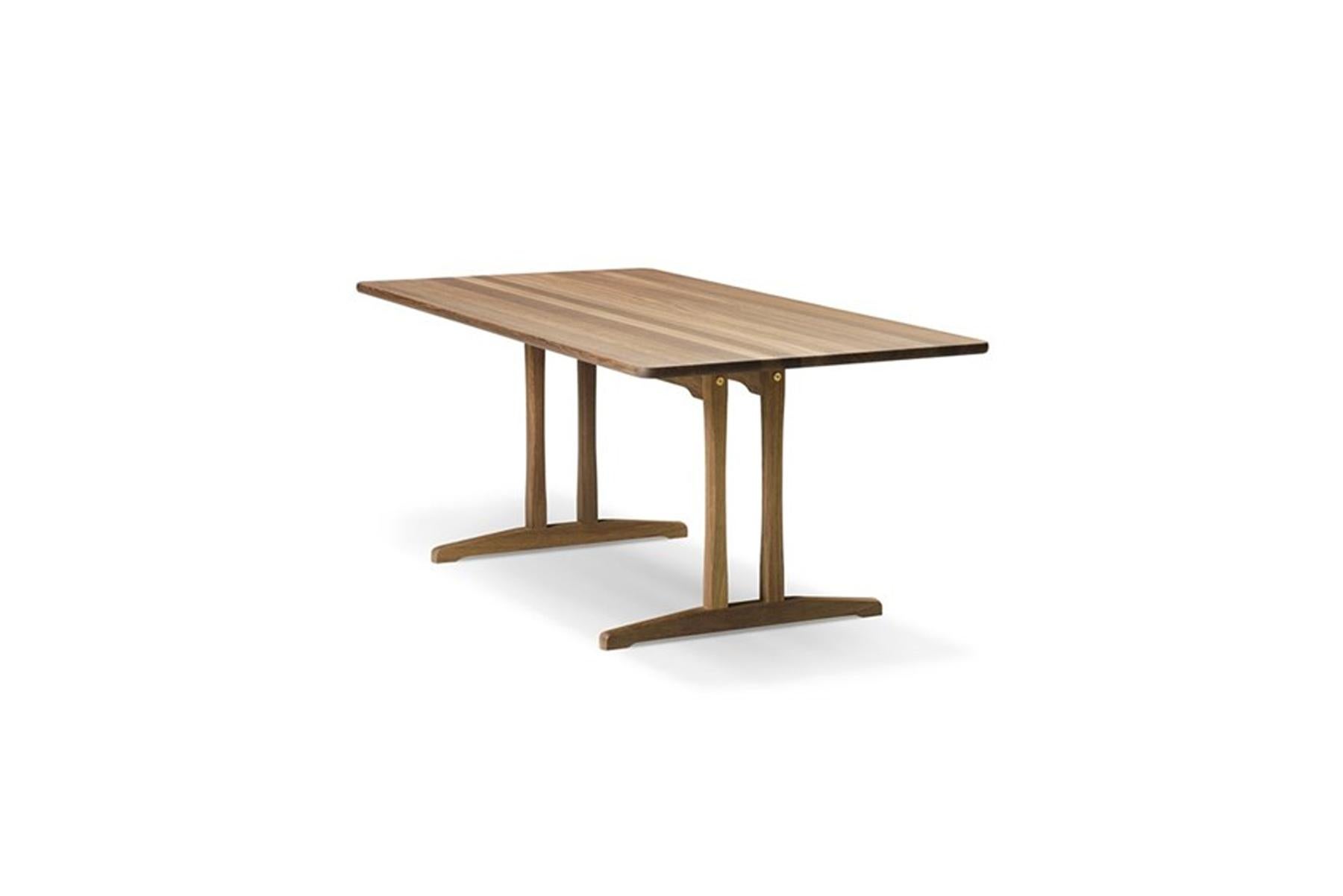 Børge Mogensen 6293 C18 dining table Inspired by traditional Shaker tables, Mogensen designed C18 in 1947 as a durable table for everyday use. Available with additional plates extending the table top by 40 cm at each end.
