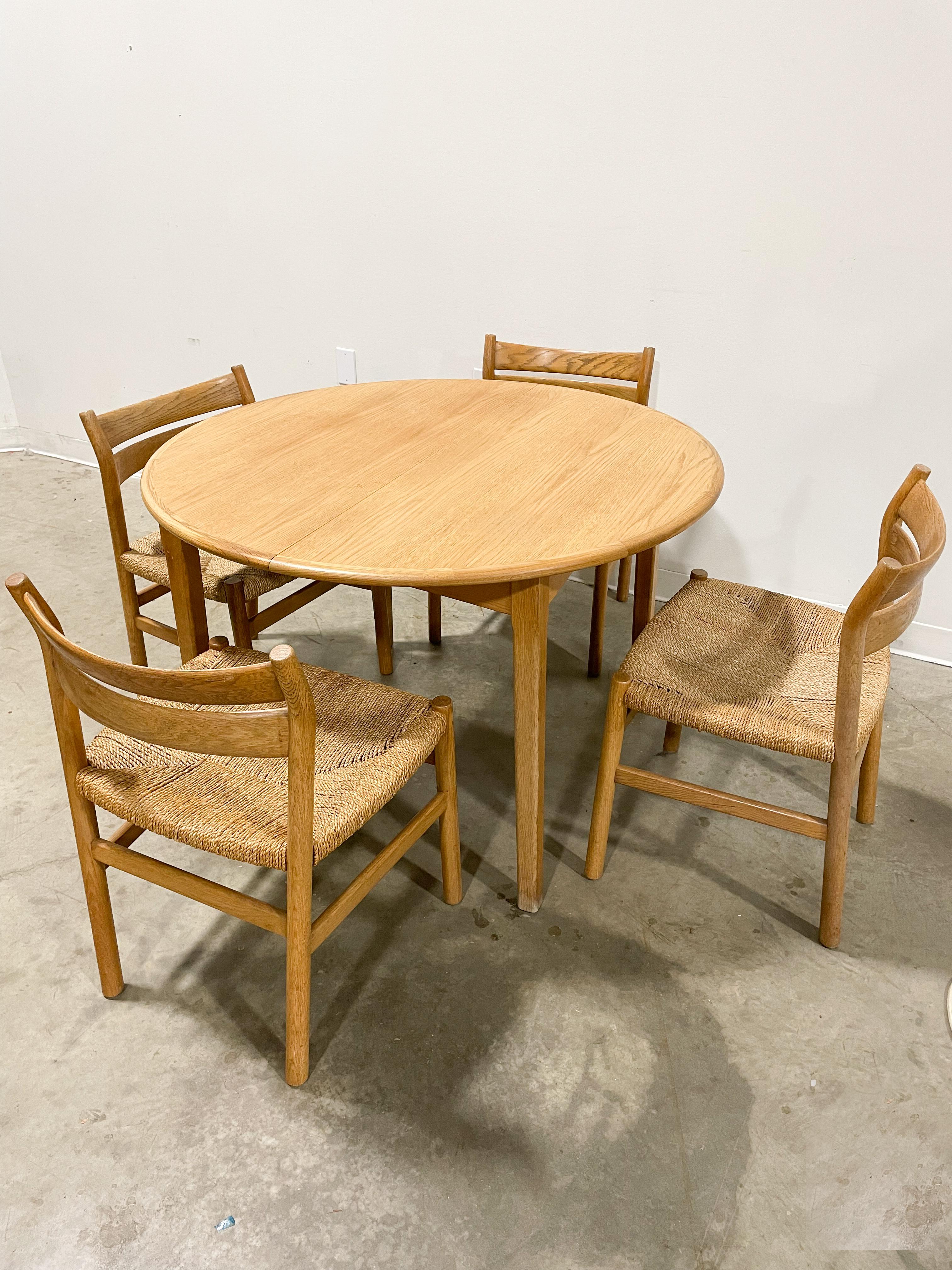 Borge Mogensen and H. Sigh & Sons Dining Set 4