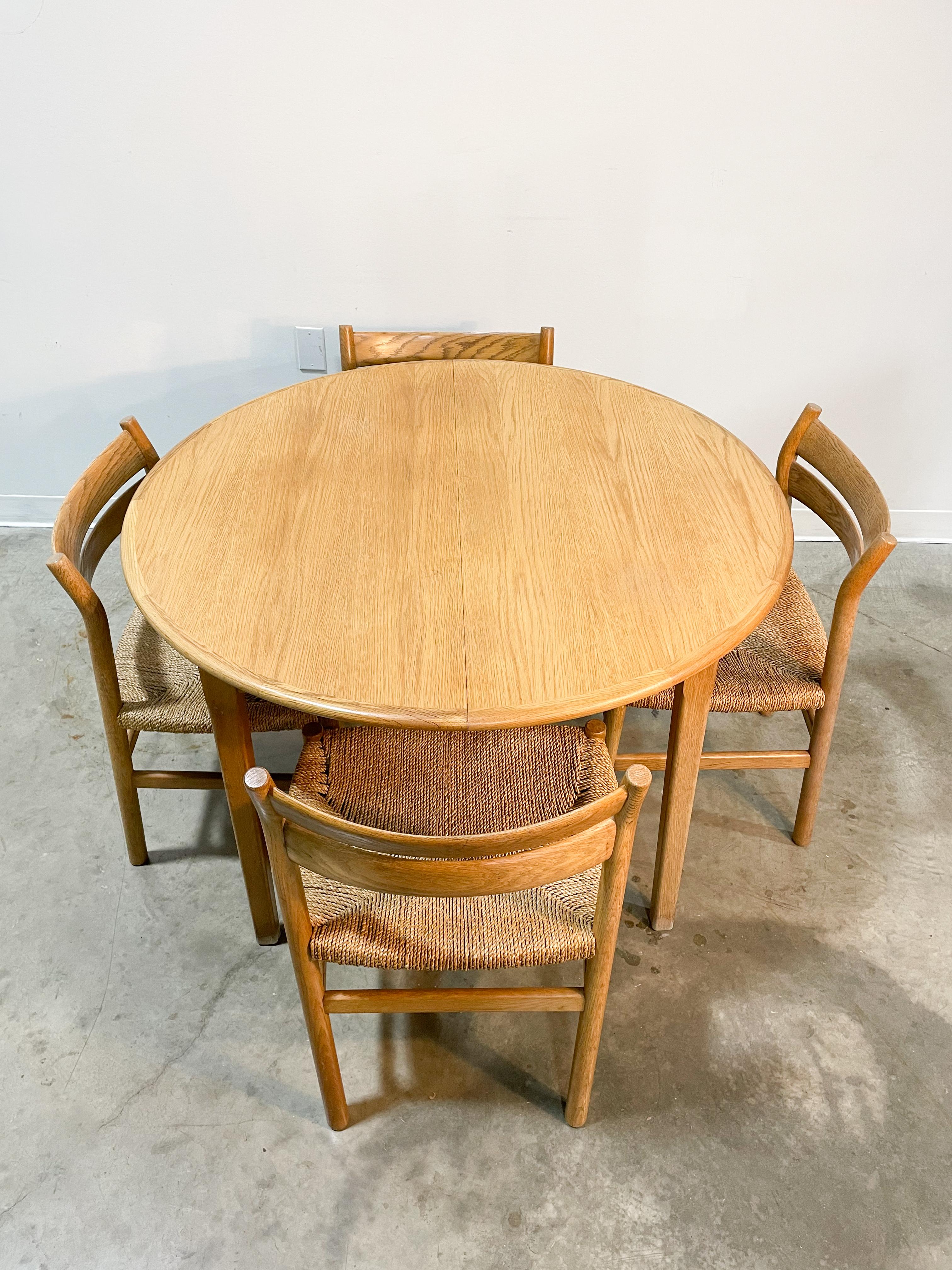 Mid-Century Modern Borge Mogensen and H. Sigh & Sons Dining Set