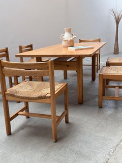 Borge Mogensen "Asserbo" Karl Andersson & Söner Esstisch & 6 Stühle Set 1970er