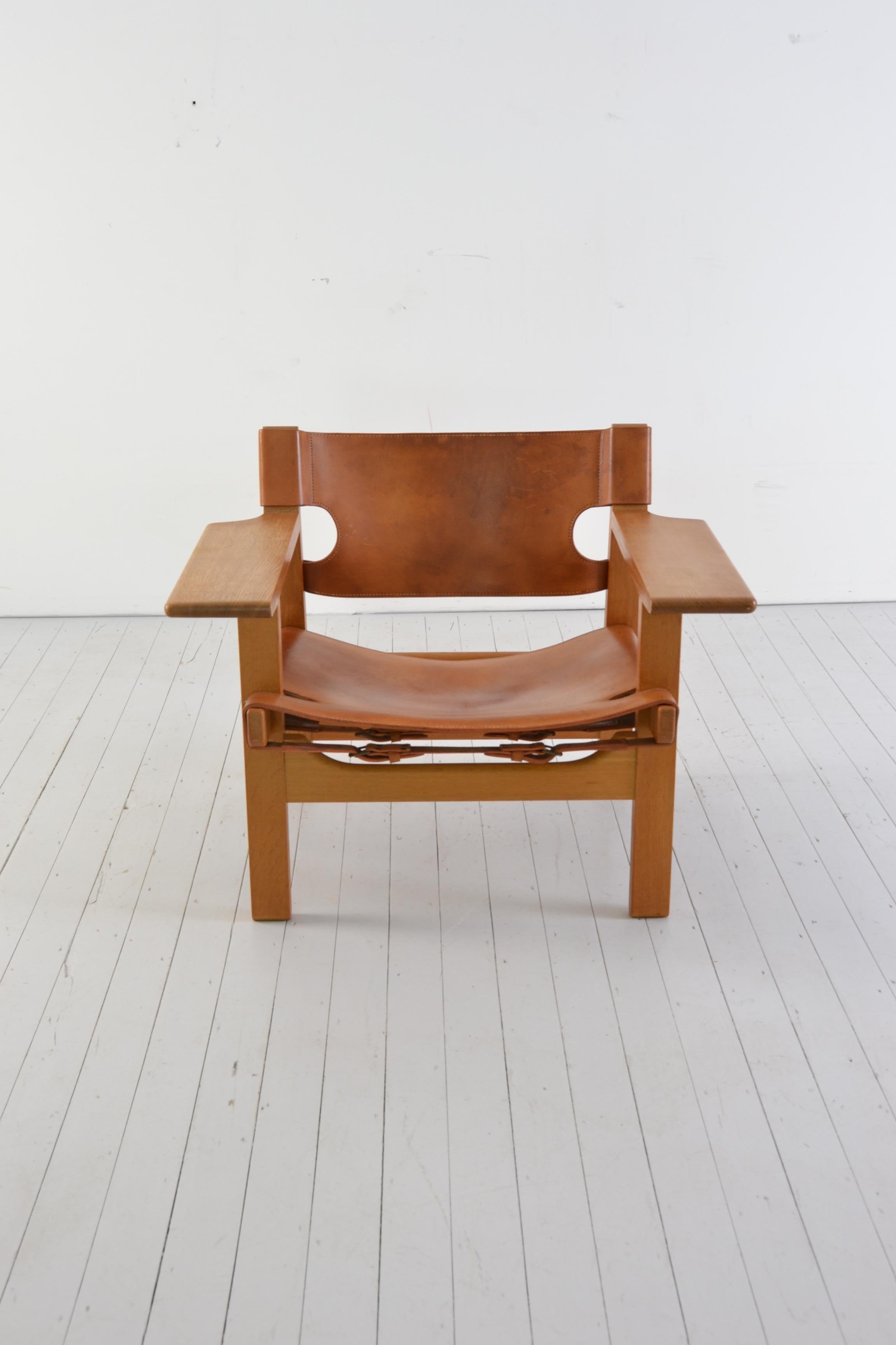 Borge Mogensen BM2226 Spanish Chair for Fredricia Stolenfabrik, Denmark In Good Condition In Untersiggenthal, AG