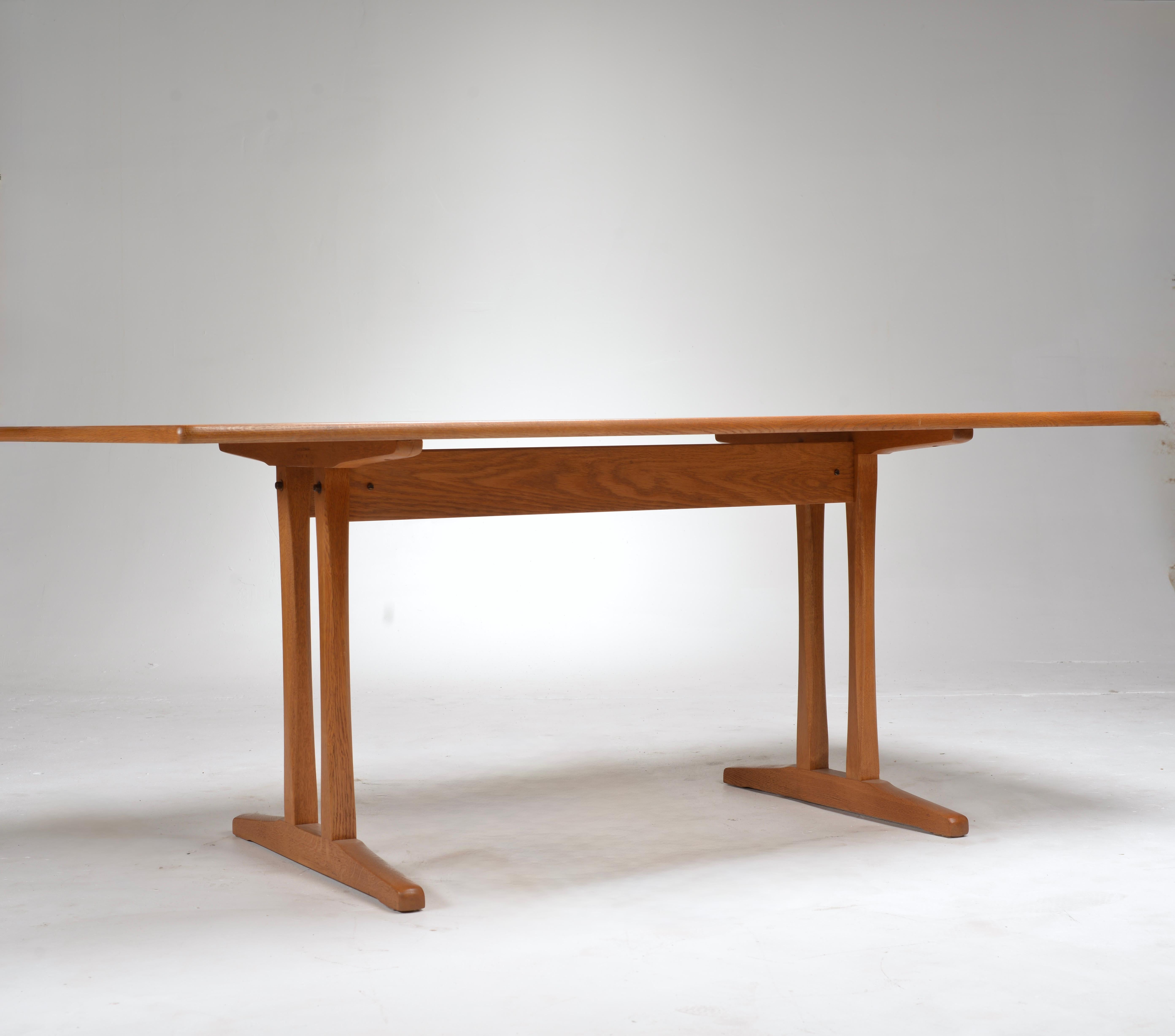 Table de salle à manger C18 de Borg Mogensen pour Fredericia  Table de salle à manger en Oak en vente 2