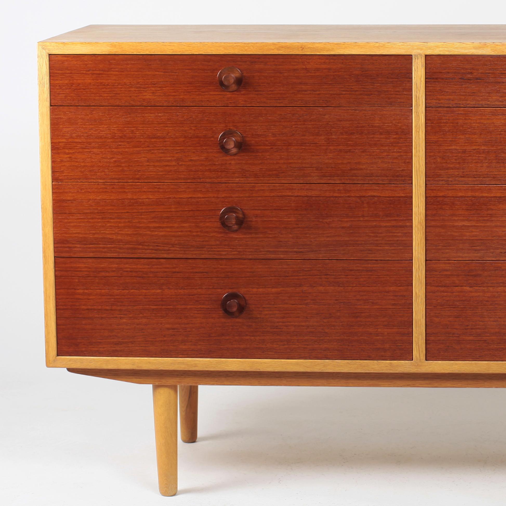 Borge Mogensen Chest of Drawers Oak and Teak 9