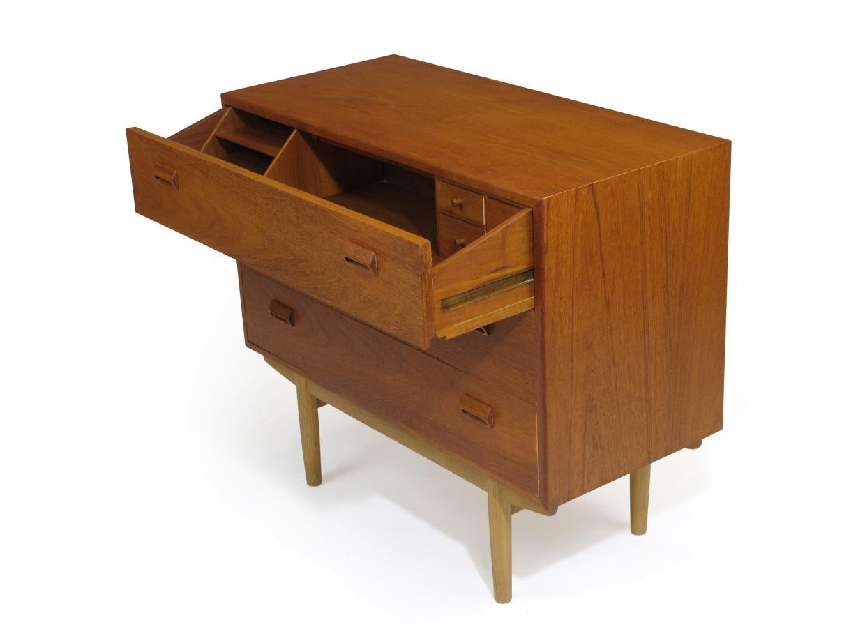 20th Century Borge Mogensen Danish Teak Dresser Vanity Desk