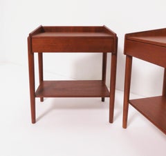 Børge Mogensen Danish Teak End Tables or Night Stands, circa 1960s