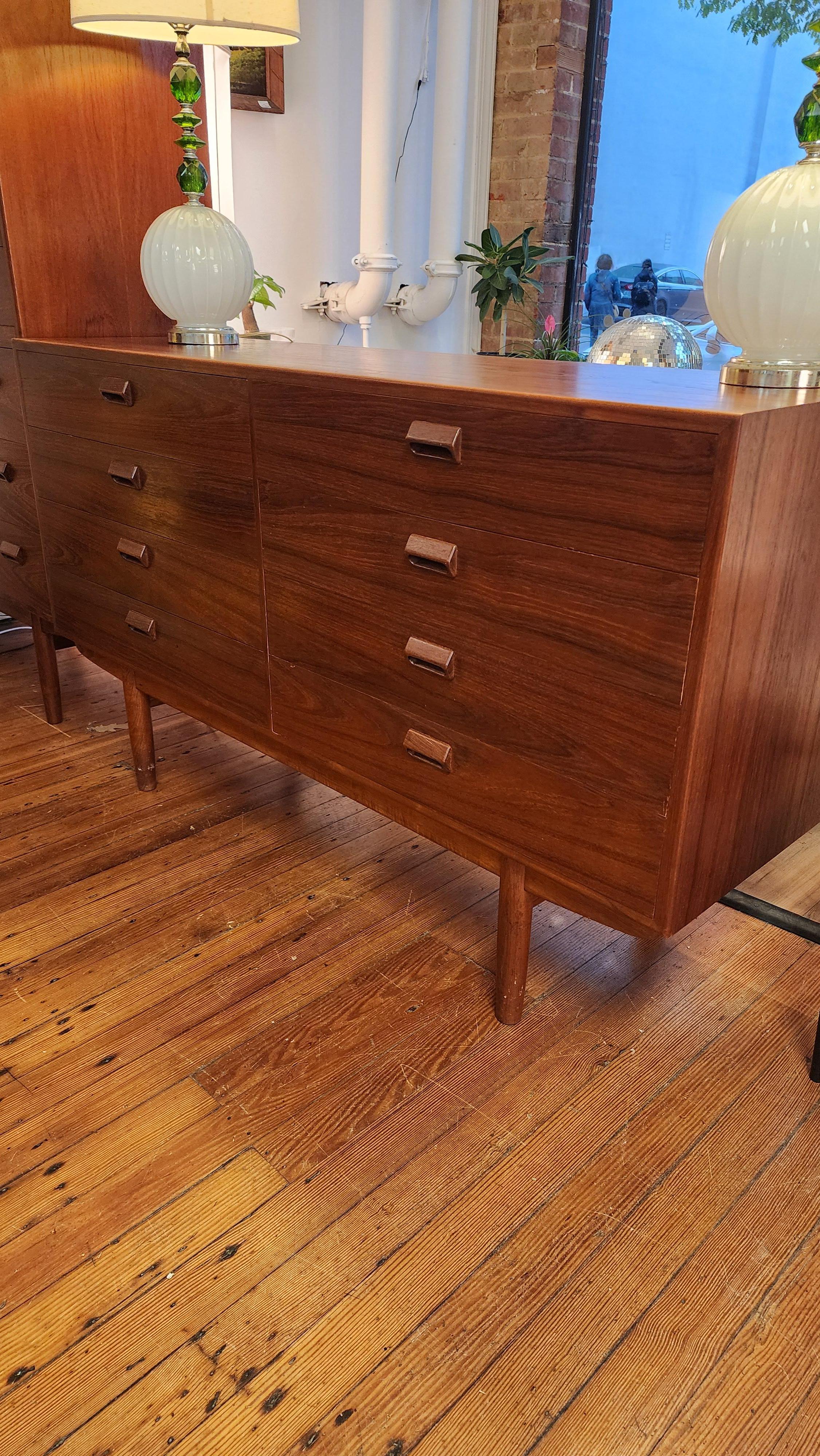 20th Century Borge Mogensen Danish Teak Low Dresser 1960s For Sale