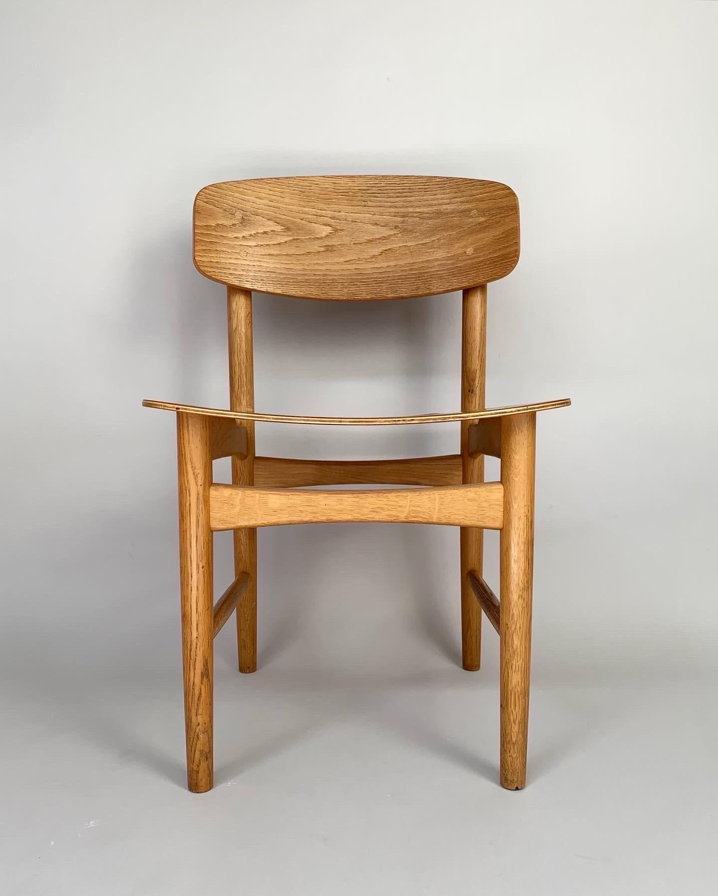 Borge Mogensen Schreibtisch & Stuhl Eiche Soborg Mobler Dänemark 1954 Schreibtisch im Zustand „Gut“ im Angebot in Basel, BS