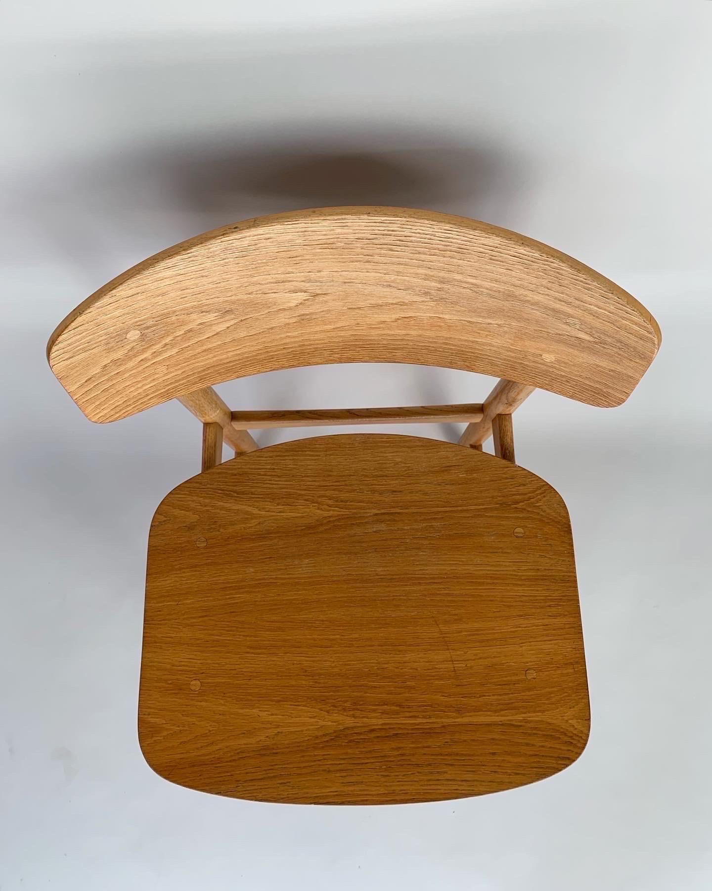 Borge Mogensen Schreibtisch & Stuhl Eiche Soborg Mobler Dänemark 1954 Schreibtisch (Eichenholz) im Angebot
