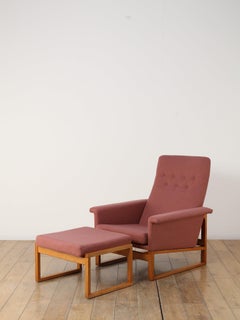 Borge Mogensen Sessel & Ottomane 1970er Jahre