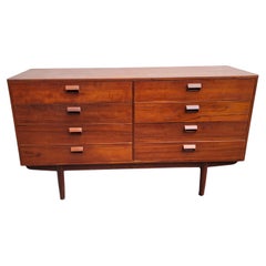 Antique Borge Mogensen Eight-Drawer Teak Dresser