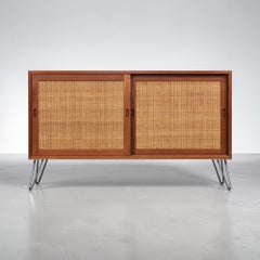 Borge Mogensen for Karl Andersson & Soner Teak Cane Front Cabinet