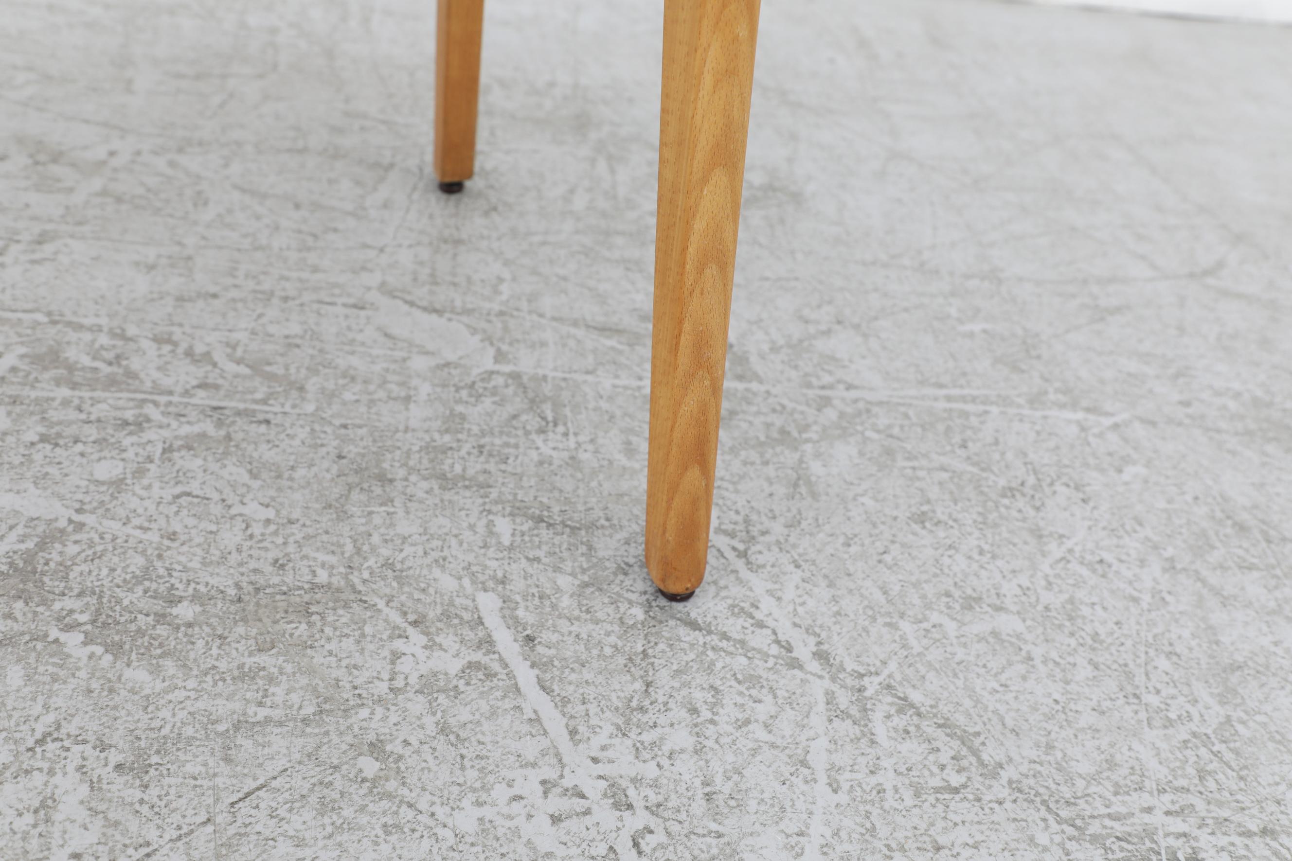 Borge Mogensen Inspired Single Chair by Farstrup, Blonde Wood Frame & Teak Back For Sale 12