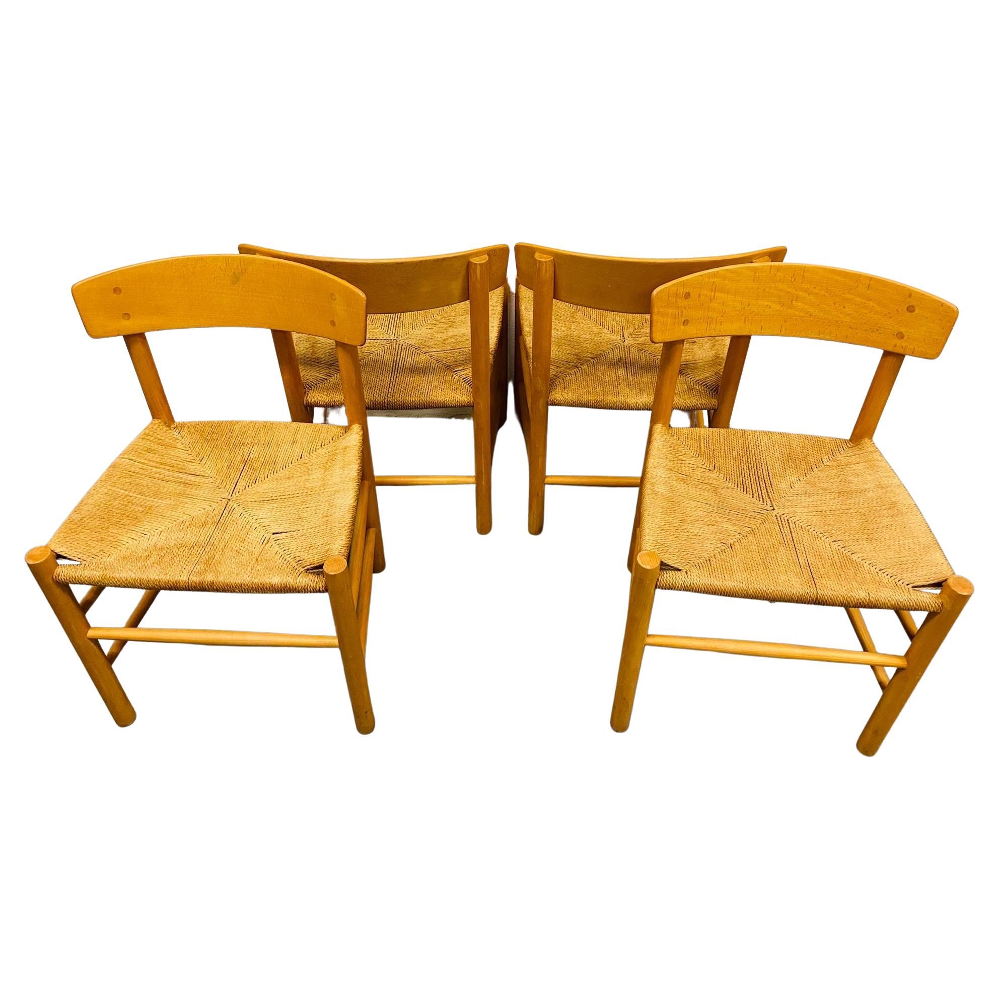 Borge Mogensen J39 Set of 4 Dining Chairs, Total Current Availability Is 16 For Sale 1