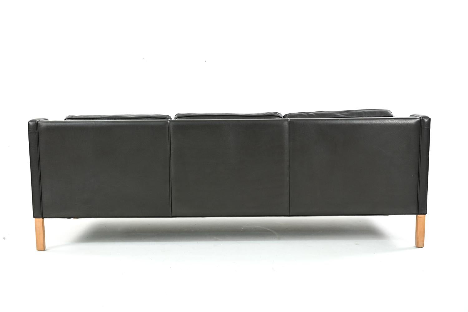 Borge Mogensen Leather 4-Seater Sofa 2