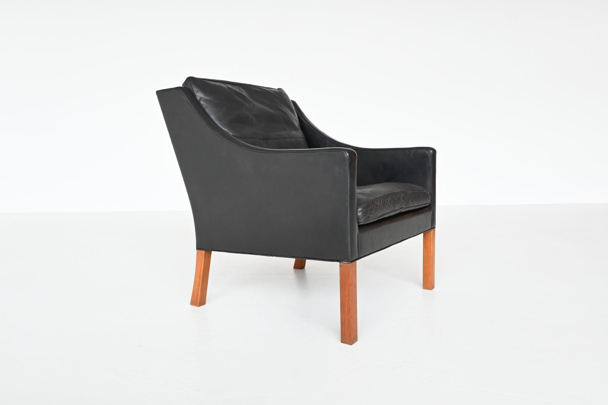 Borge Mogensen Lounge Chairs Fredericia Stolefabrik, Denmark, 1963 3
