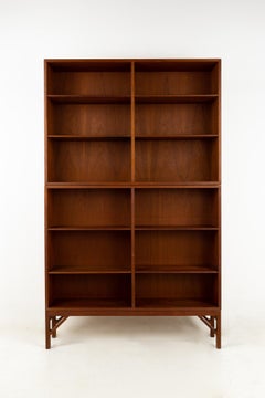 Borge Mogensen Mid Century Teak 3 Piece Bookcase Unit