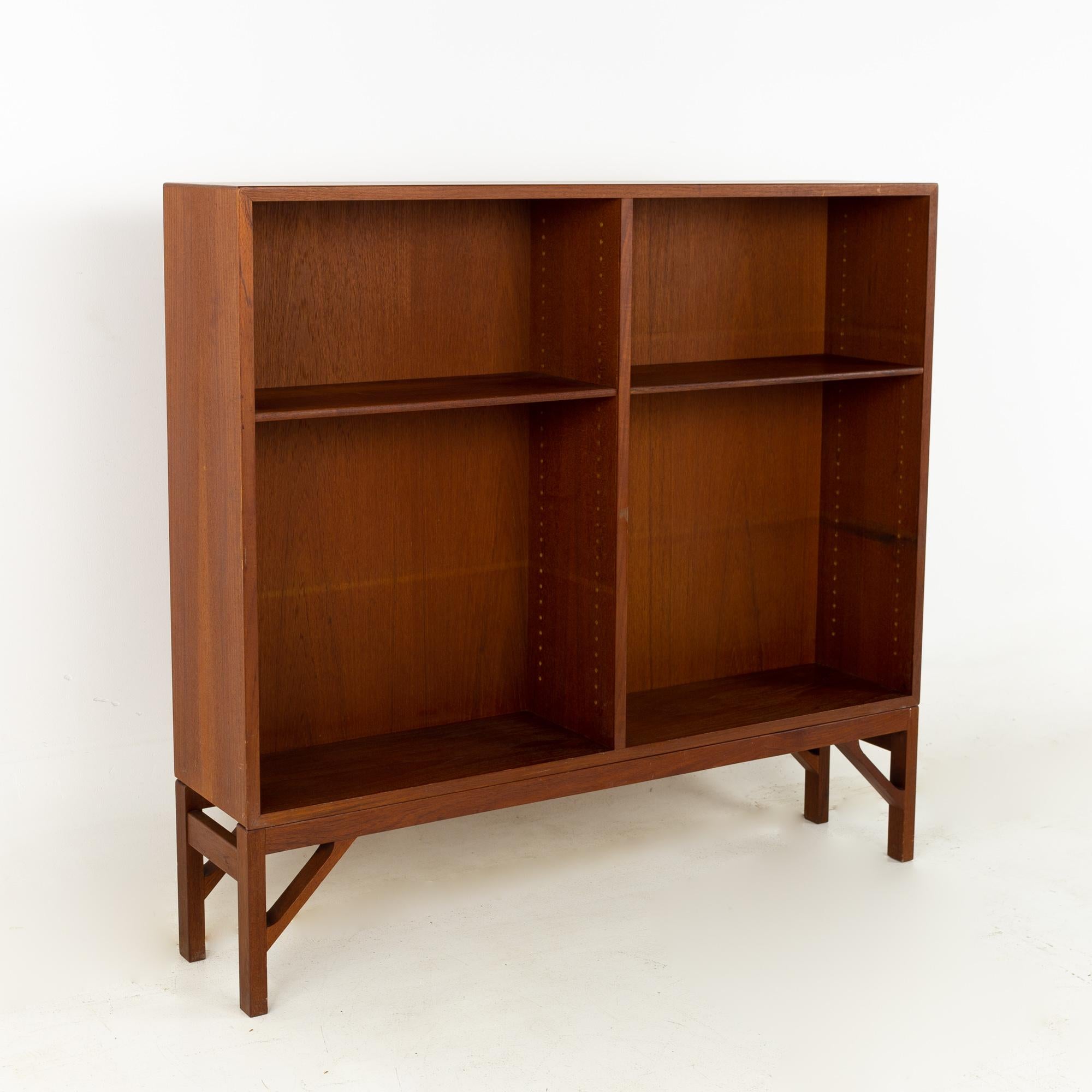 Borge Mogensen Mid Century Teak 3 Piece Bookcase Unit 2