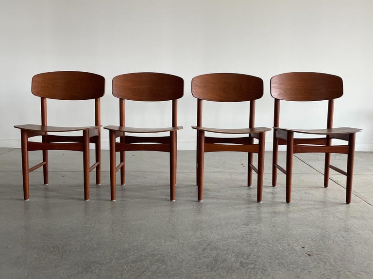 Børge Mogensen Model 122 Chair Vintage Chairs Model 122 by Borge Mögenden for Søborg