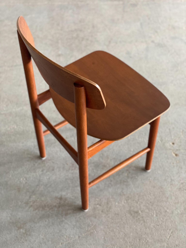 Borge Mogensen Model 122 Teak Dining Chairs for Soborg For